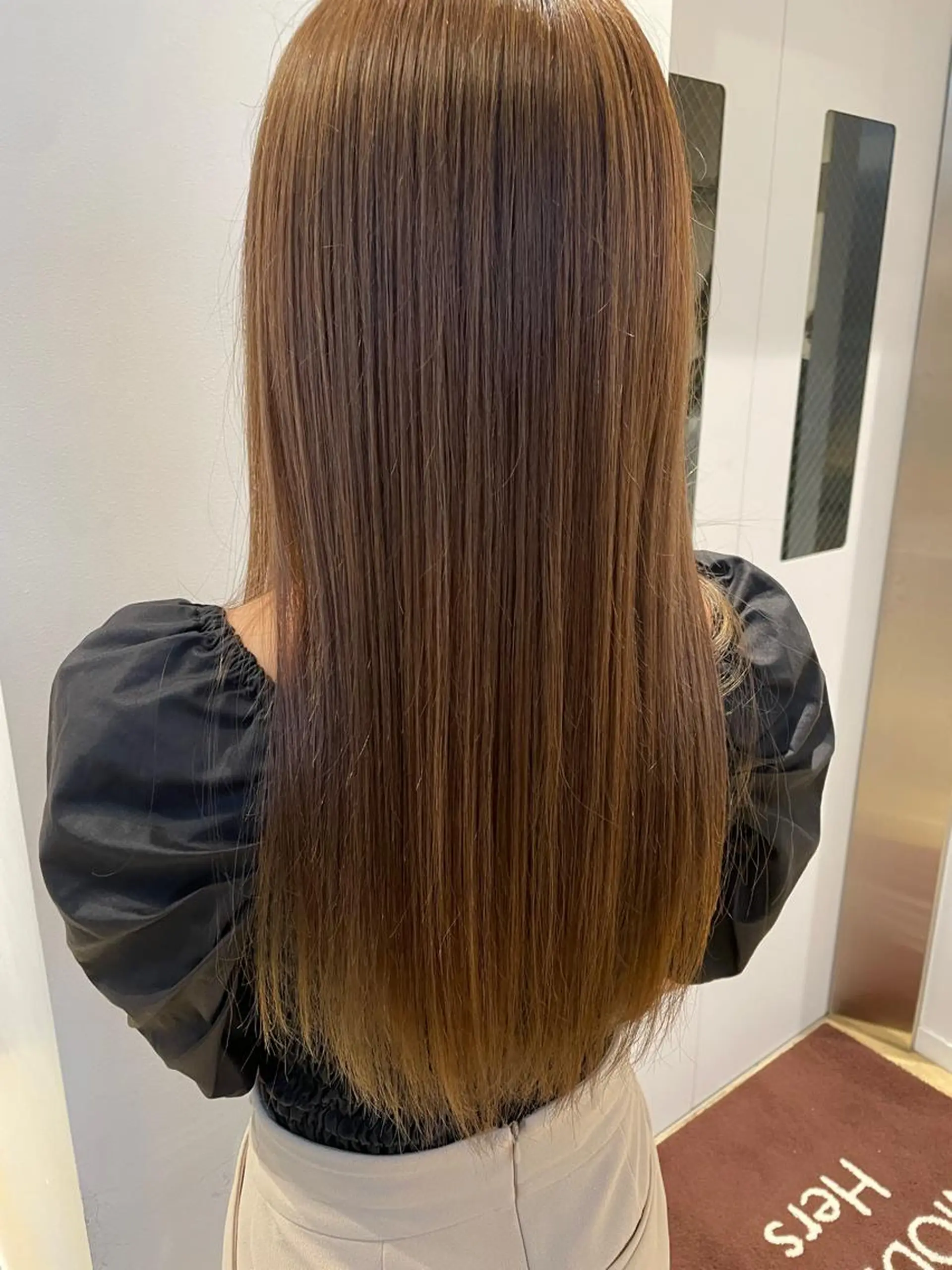 セミロング カラー 美髪形成！色素改善！ 秋田　和輝のヘアスタイル