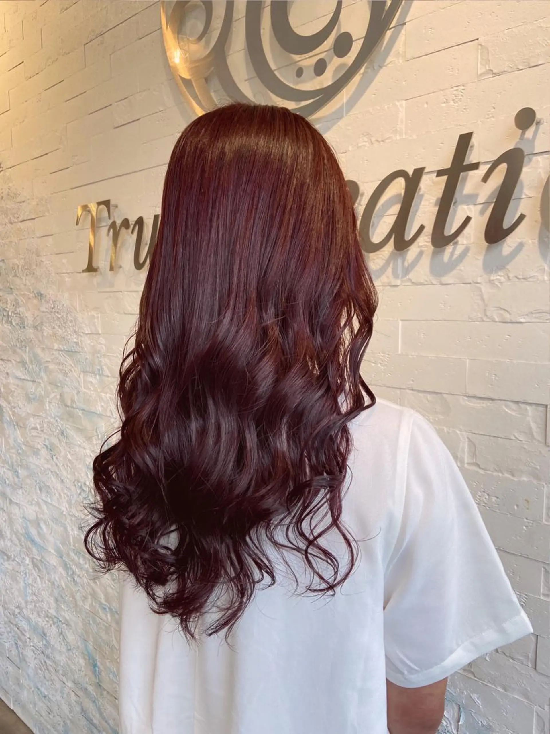 ロング カラー パーマ ヘアアレンジ メンズ キッズ ネイル マツエク・マツパ アイブロウ 🪐 TenTen🪐のヘアスタイル