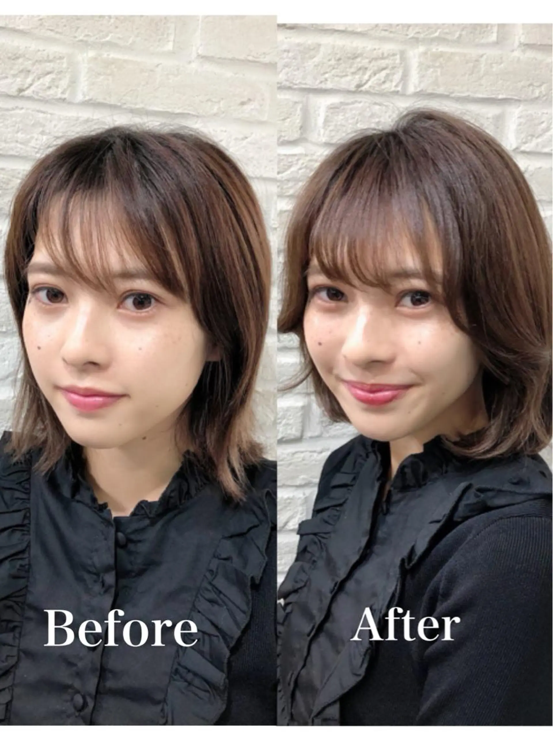 ミディアム ヨシンモリ レイヤー×髪質改善✨ 渋谷/佐藤侑哉のヘアスタイル