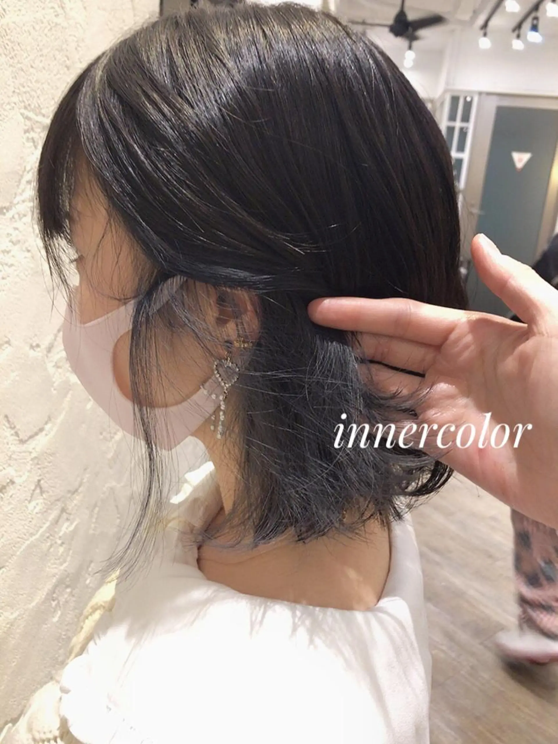 ミディアム ミストバング ヘアカラー トリートメント ヘアセット Hair Salon BOTTOMS所属・✨透明感ケアカラー✨ 長野ゆきなのヘアスタイル