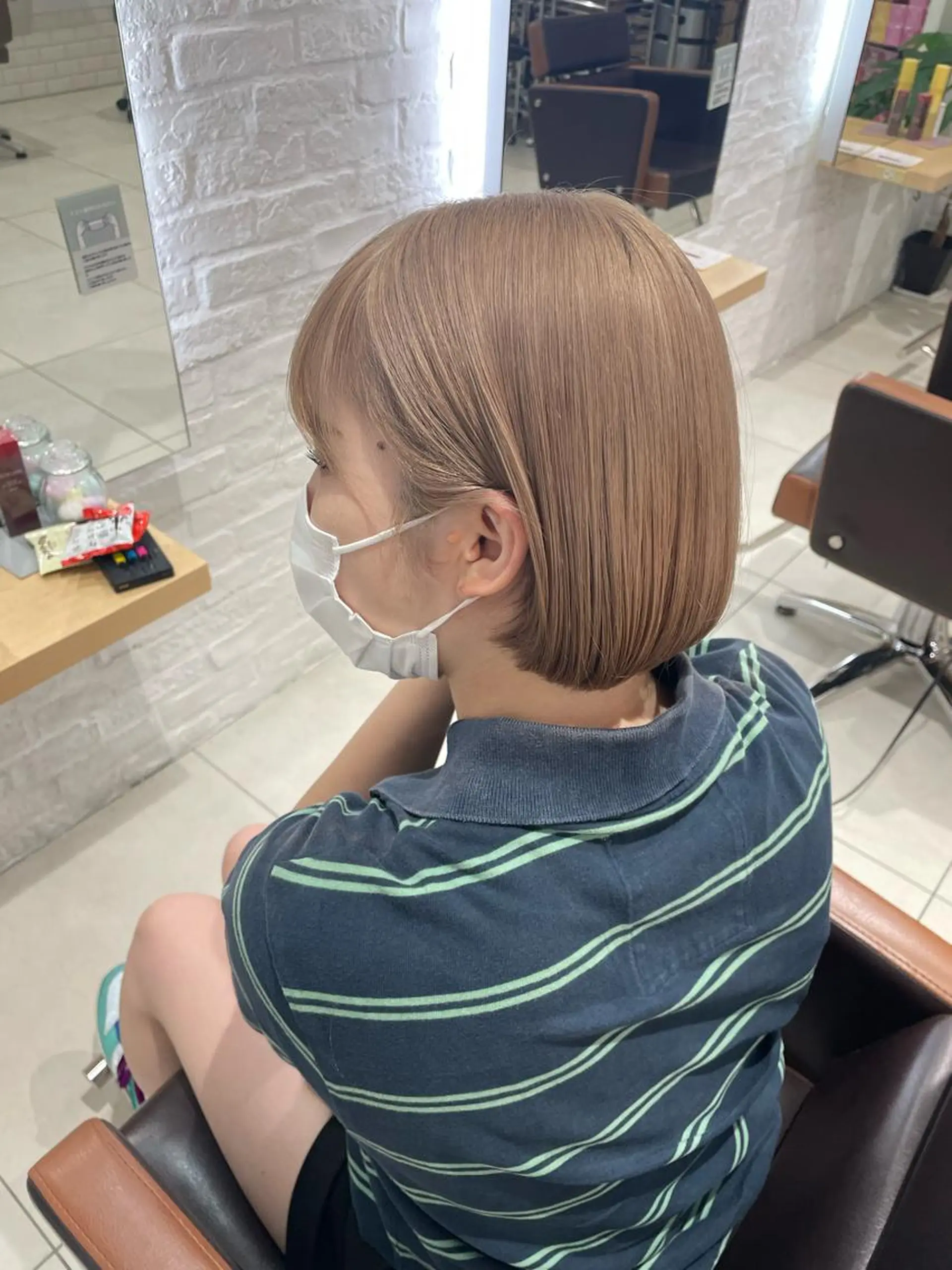 ショート ヘアカラー 最新韓国本場ヘア 🇰🇷榎本明日香のヘアスタイル