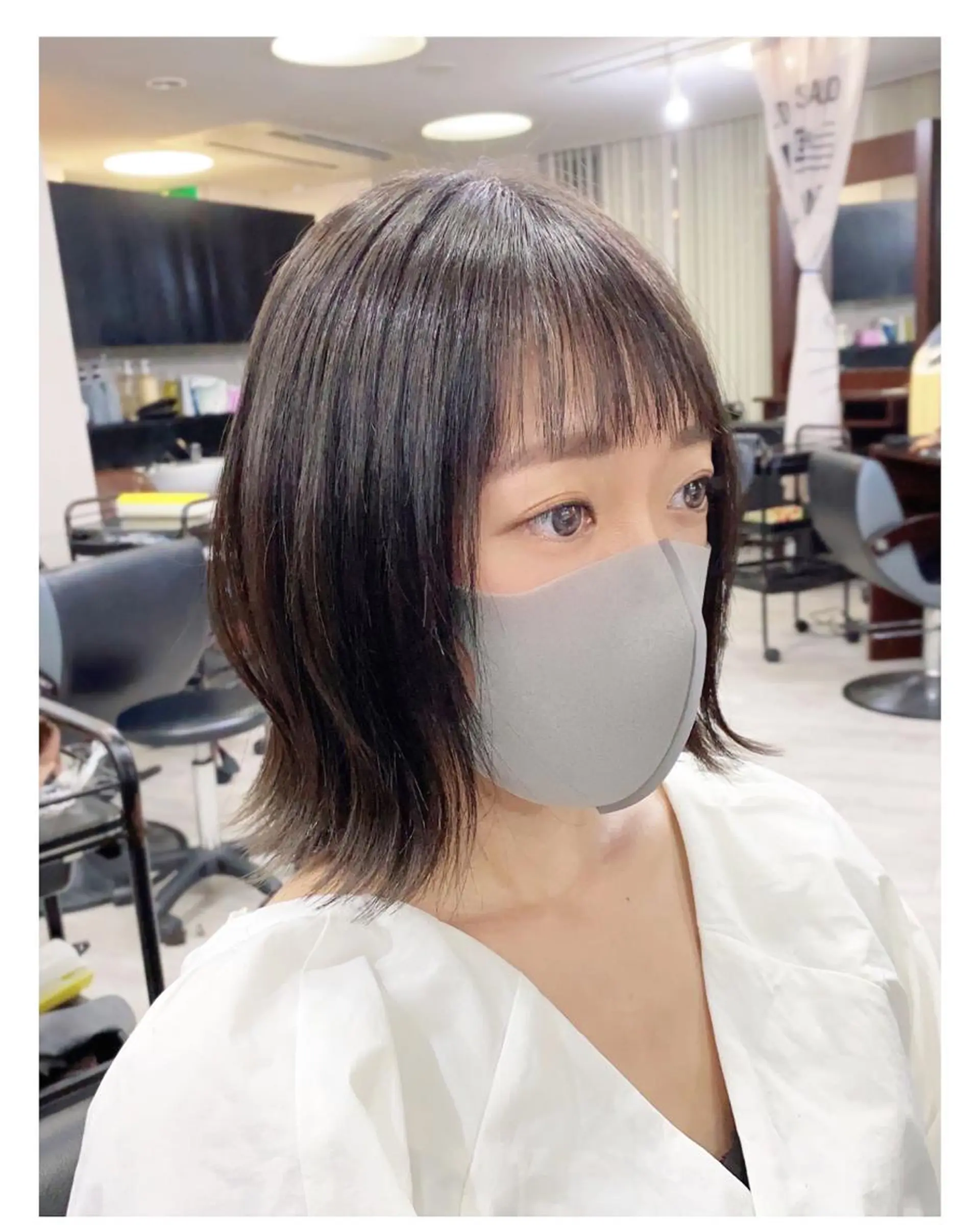 ショート カラー ボブ くびれヘア 外ハネヘア cocoru所属・＊横浜駅＊ 金子 誠也のヘアスタイル