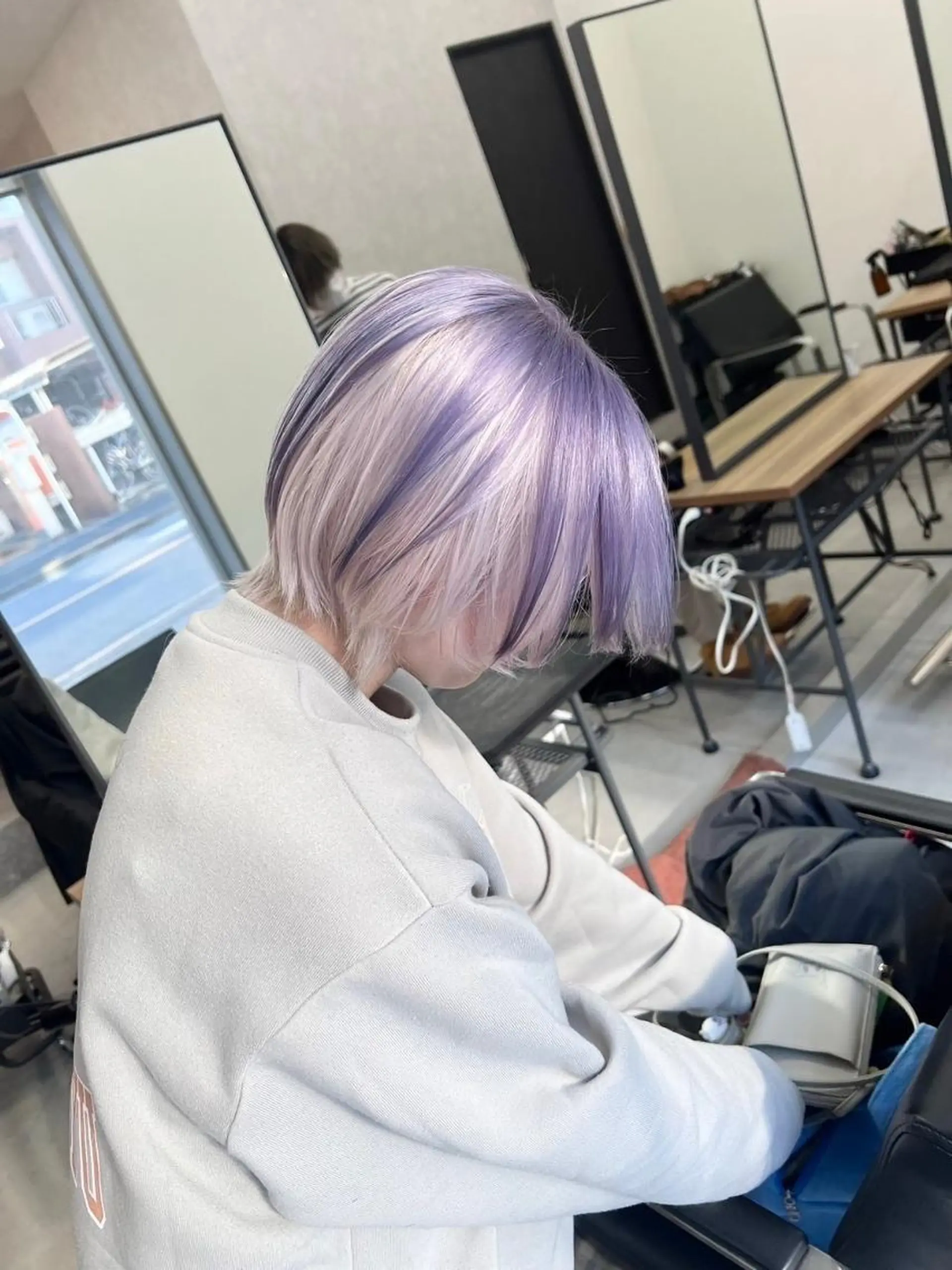 カラー ブリーチソムリエ認定 梅田茶屋町Eir辻のヘアスタイル