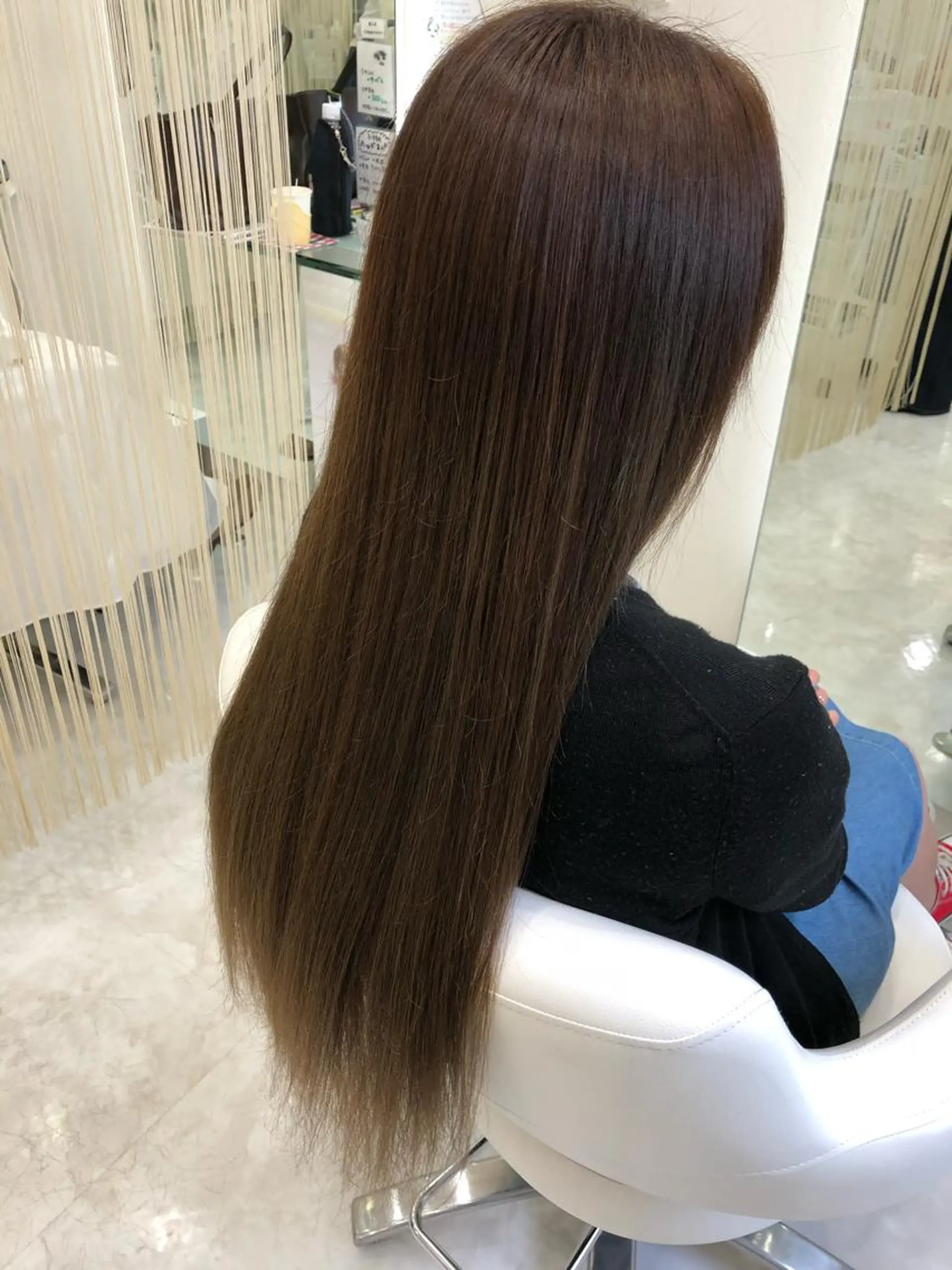 ロング カラー グレージュ ハイライトカラー ハイライト hair Freak所属・佐藤 祥太のヘアスタイル