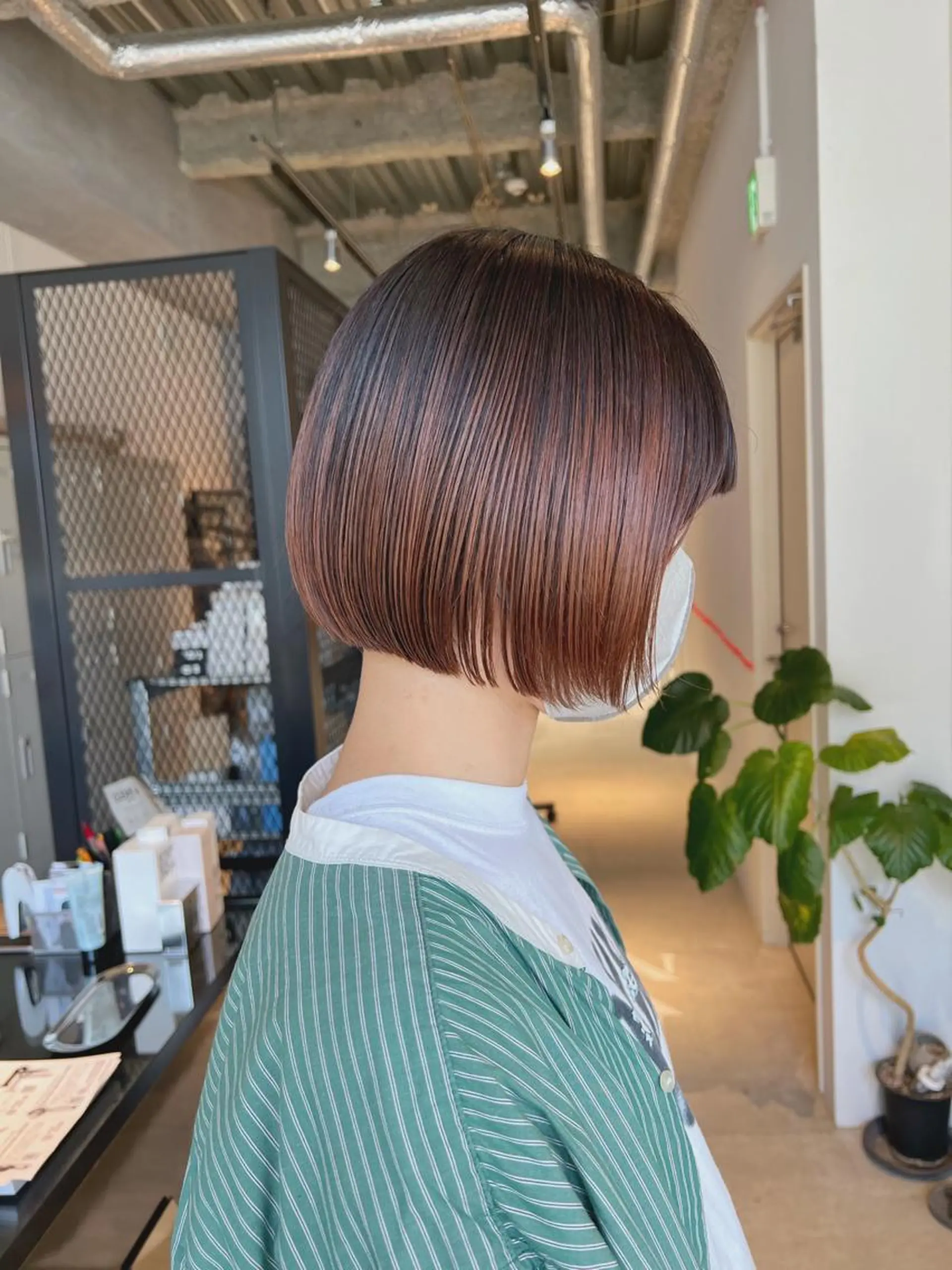 ミディアム 切りっぱなしボブ ボブ 大澤 叶方のヘアスタイル