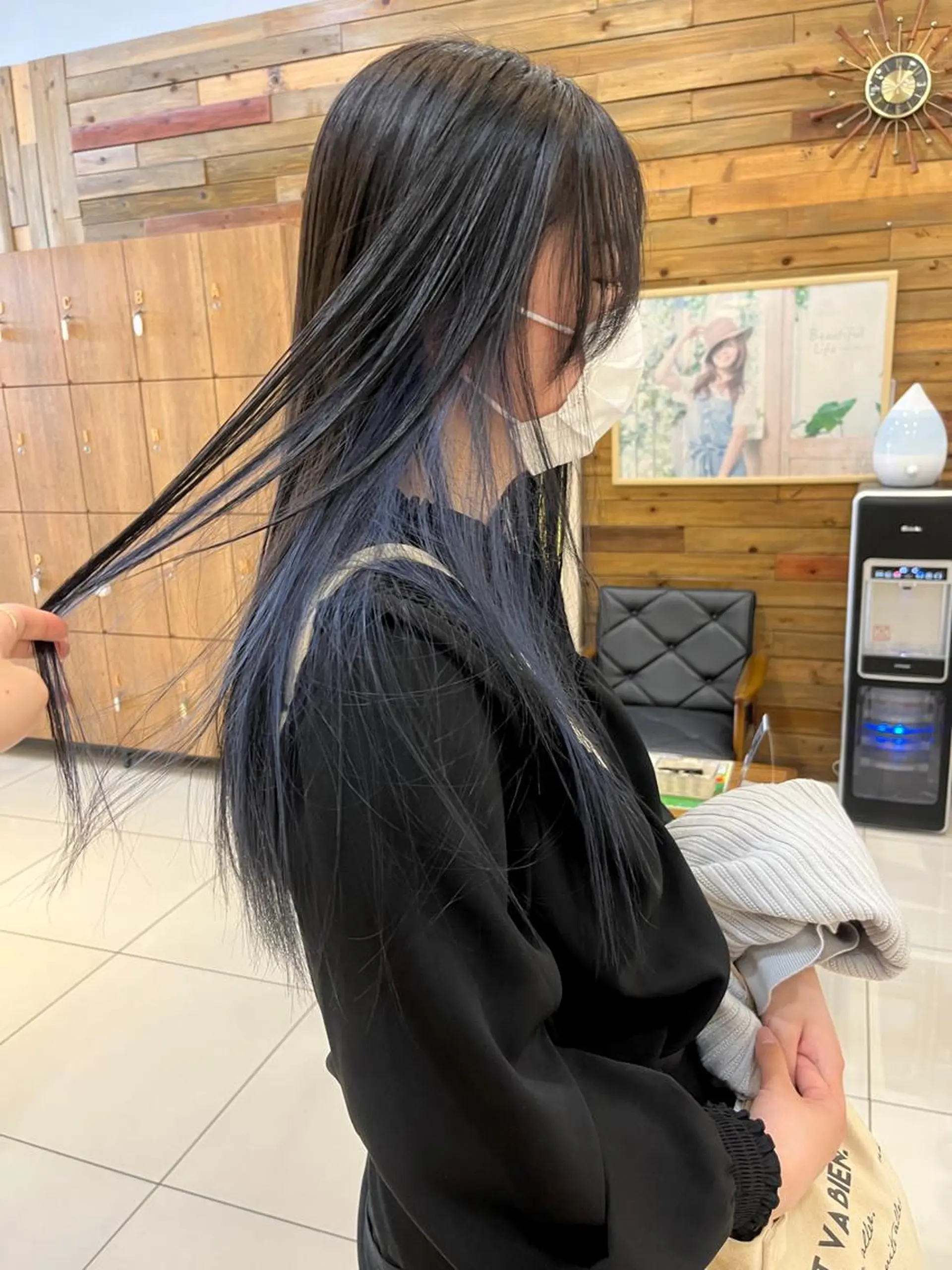 カラー ヘアカラー 黒田瀬奈/ボブ まろやかベージュのヘアスタイル