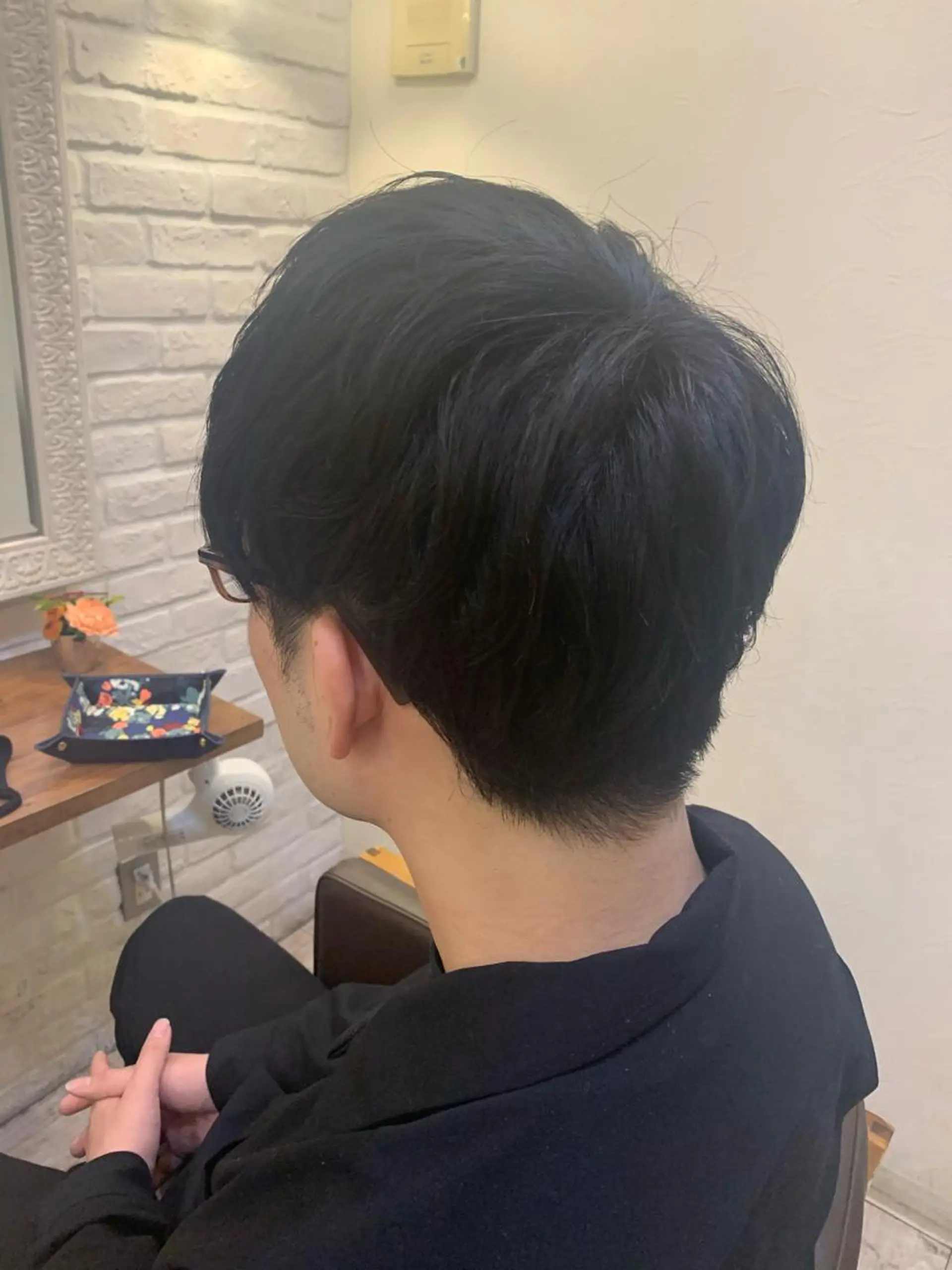 ショート メンズ マッシュ ショートヘア 飯塚 沙衣のヘアスタイル