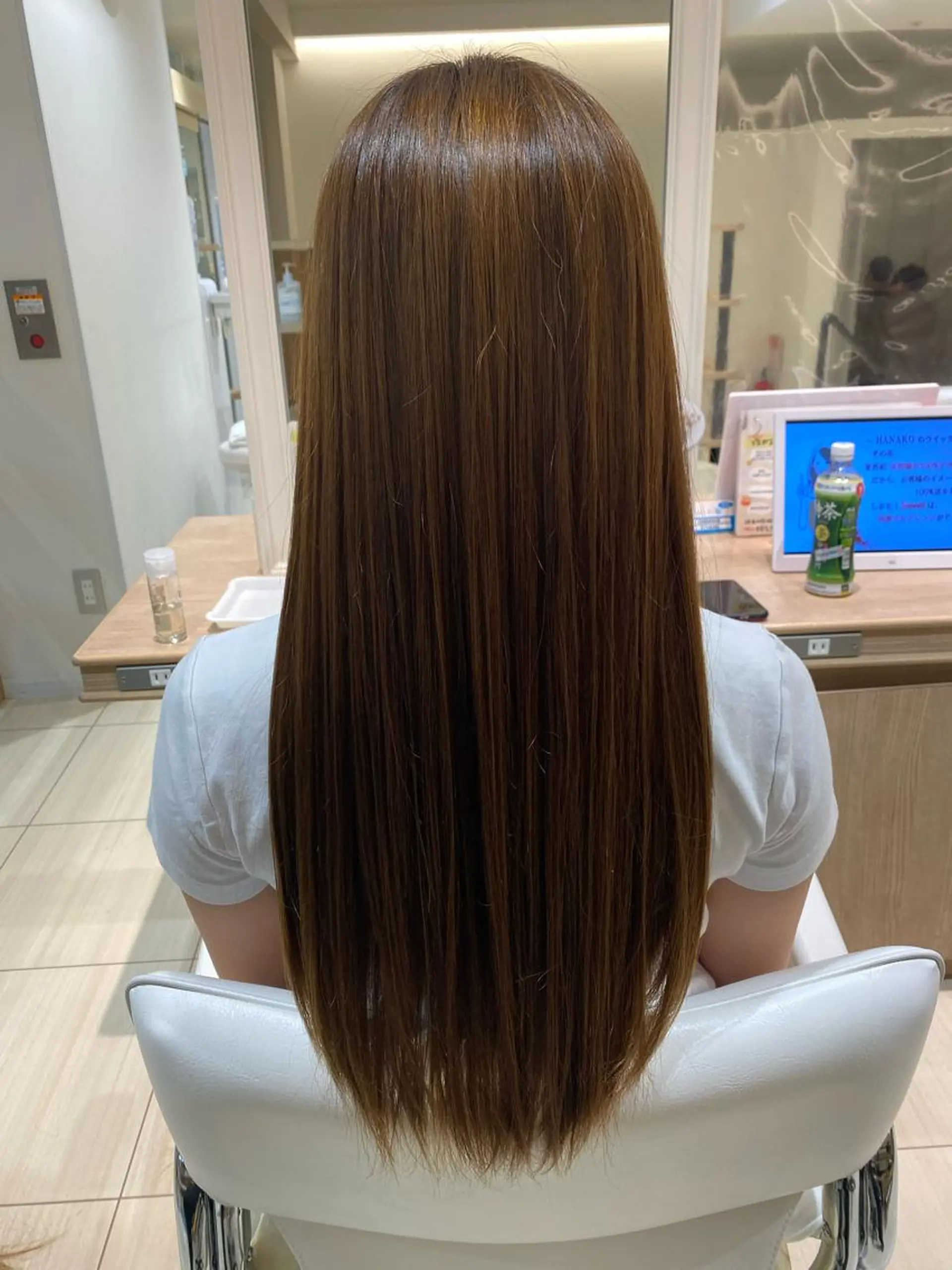 ロング カラー カット ヘアカラー トリートメント newi銀座所属・大人髪質改善/ 源美晴のヘアスタイル