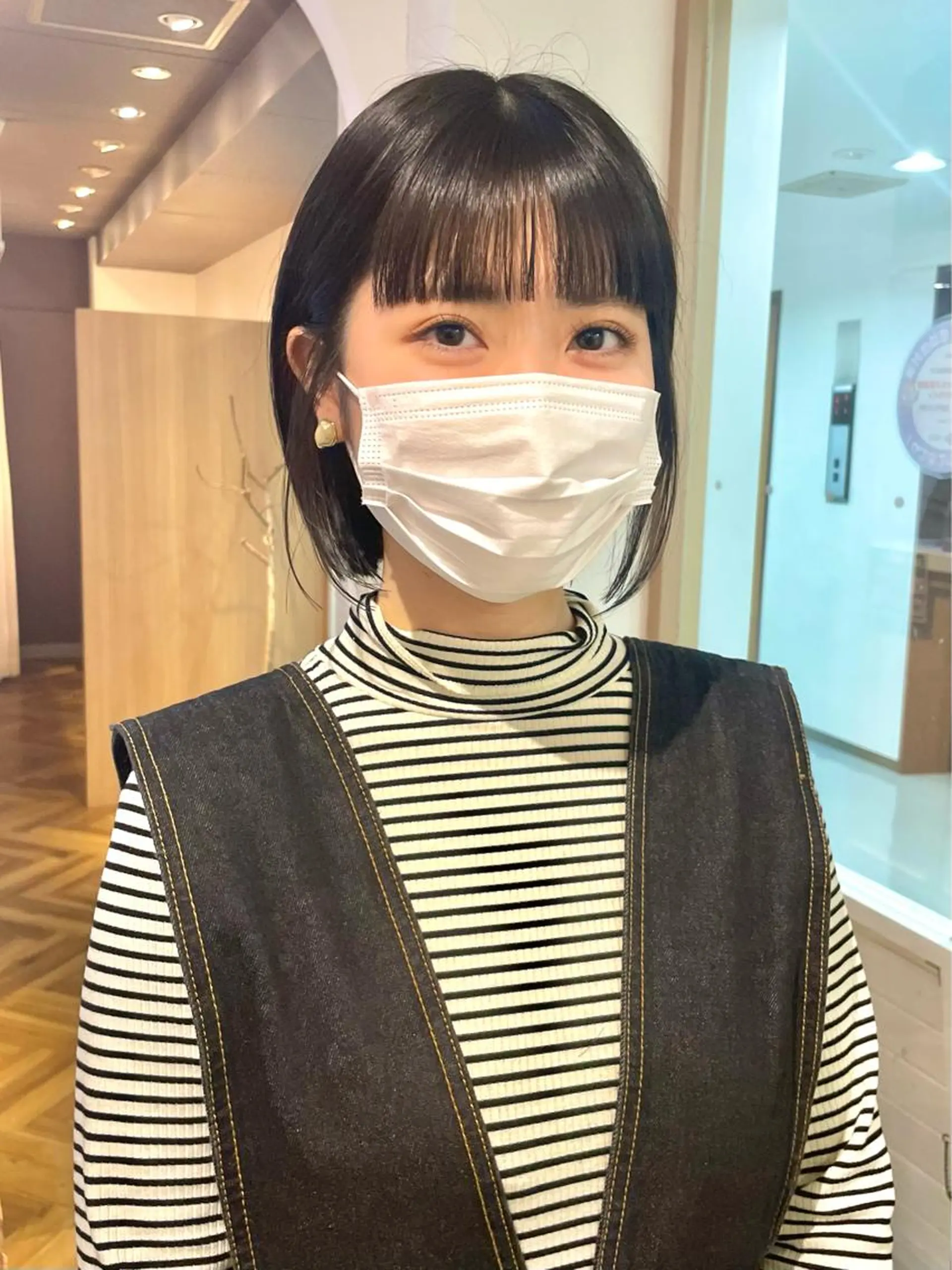 ショート カラー カット ヘアカラー トリートメント salowin梅田茶屋町north所属・くがれいじ 梅田/ショート/ボブのヘアスタイル