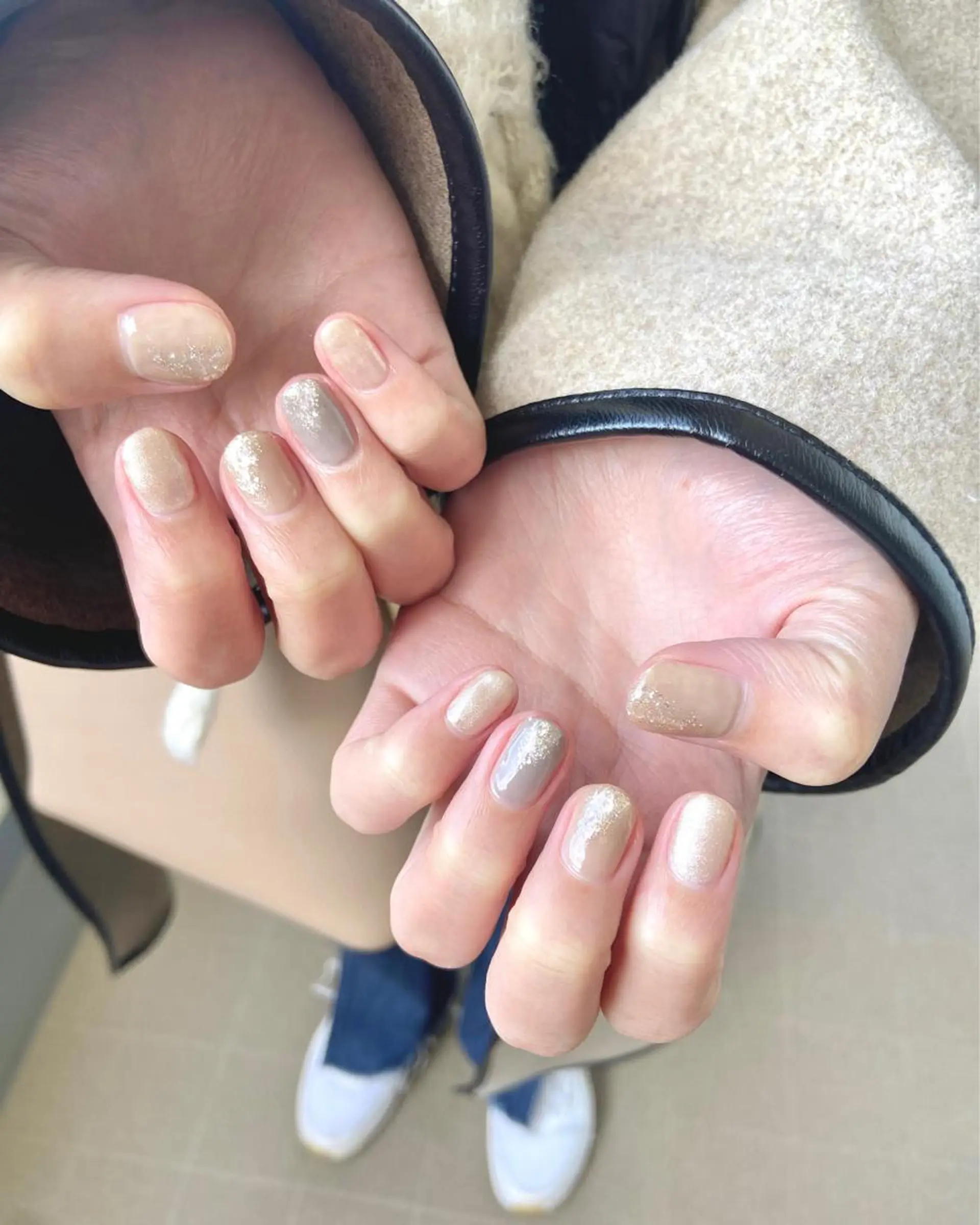 ネイル シンプルネイル 冬ネイル クリスマス salon de oct.のネイルデザイン
