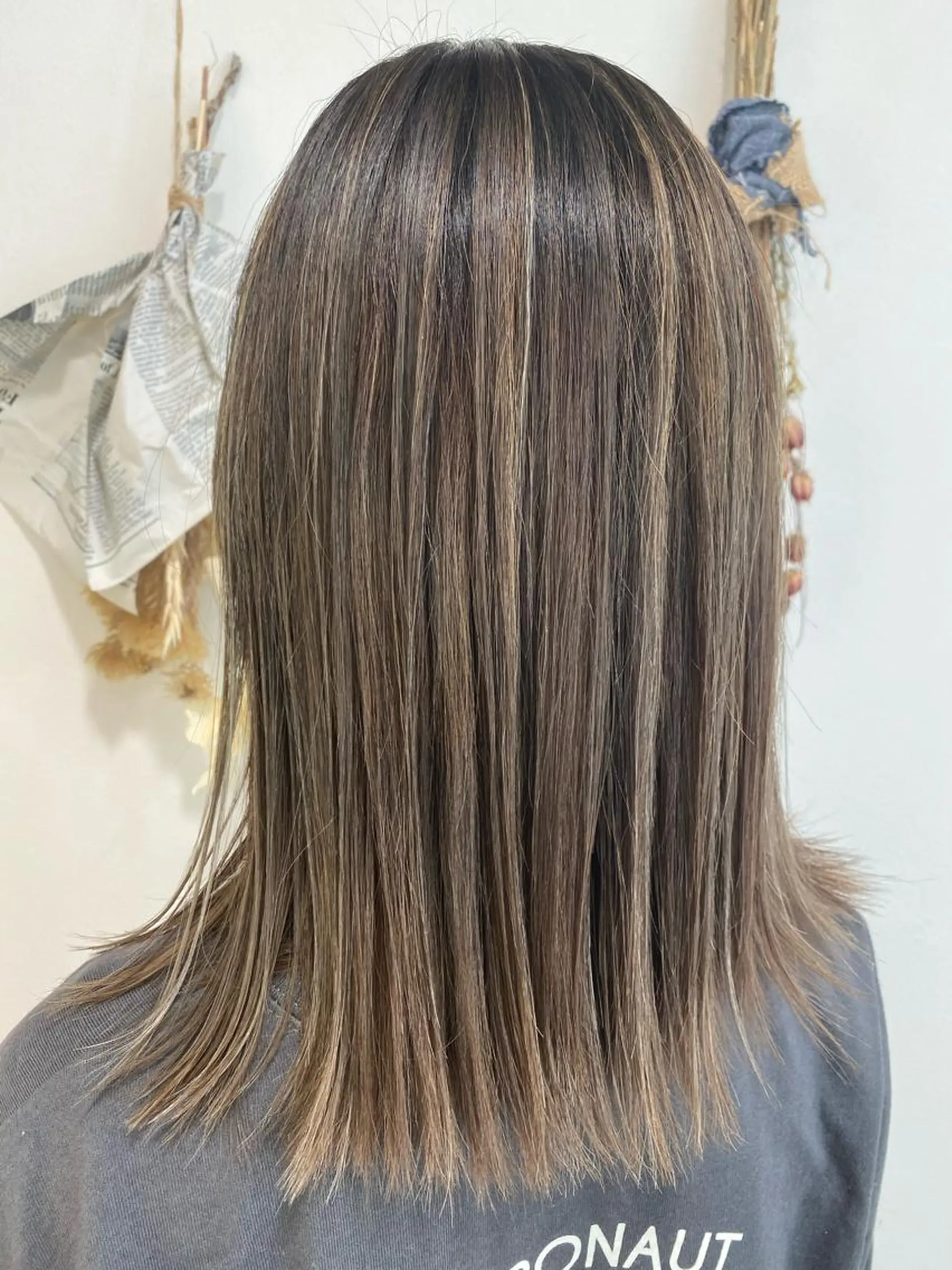 ミディアム カット ヘアカラー 松浦 正覚のヘアスタイル