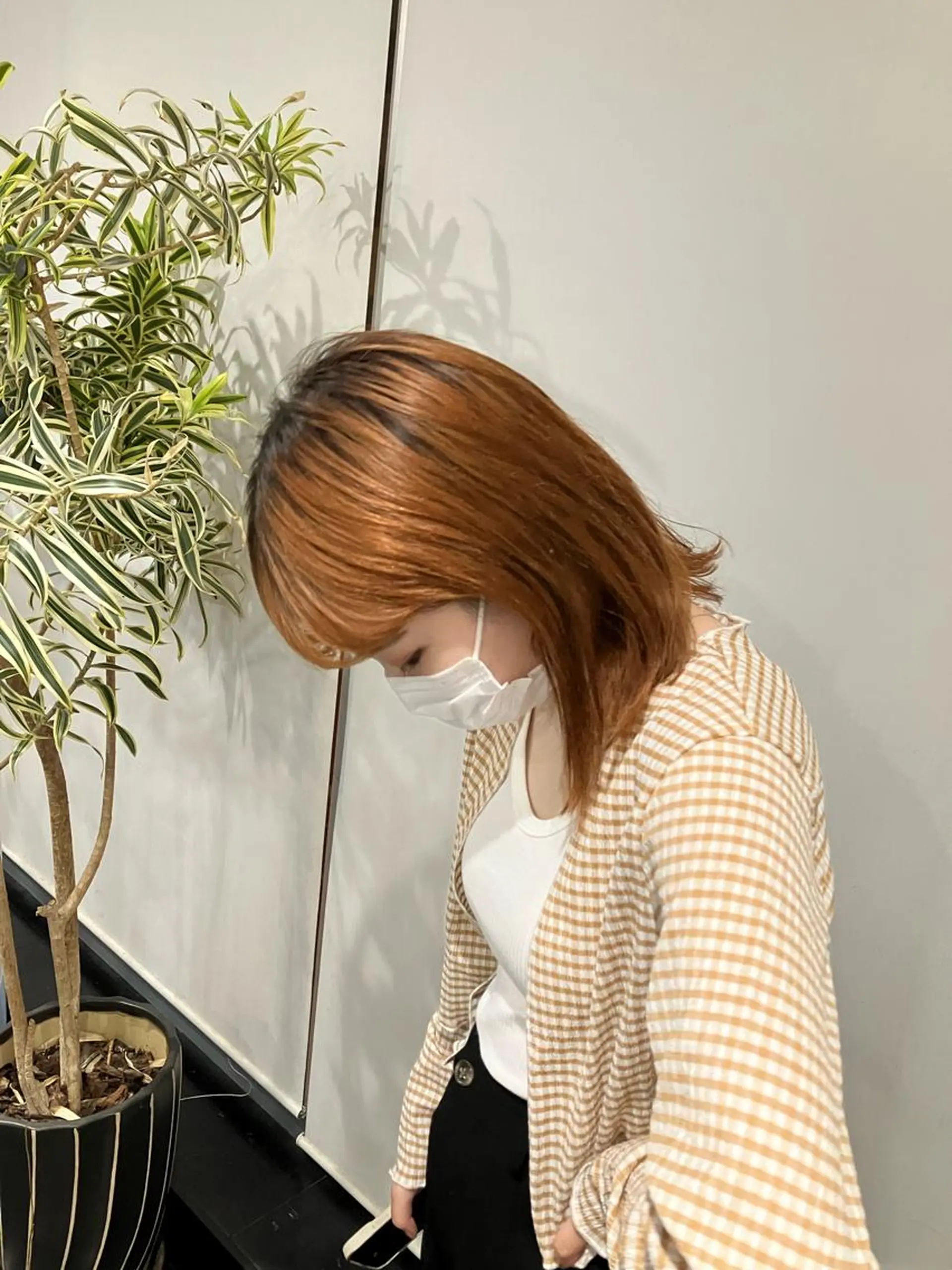 ミディアム Ɛ>暗髪➕ピンク/ hiroki︎<3のヘアスタイル