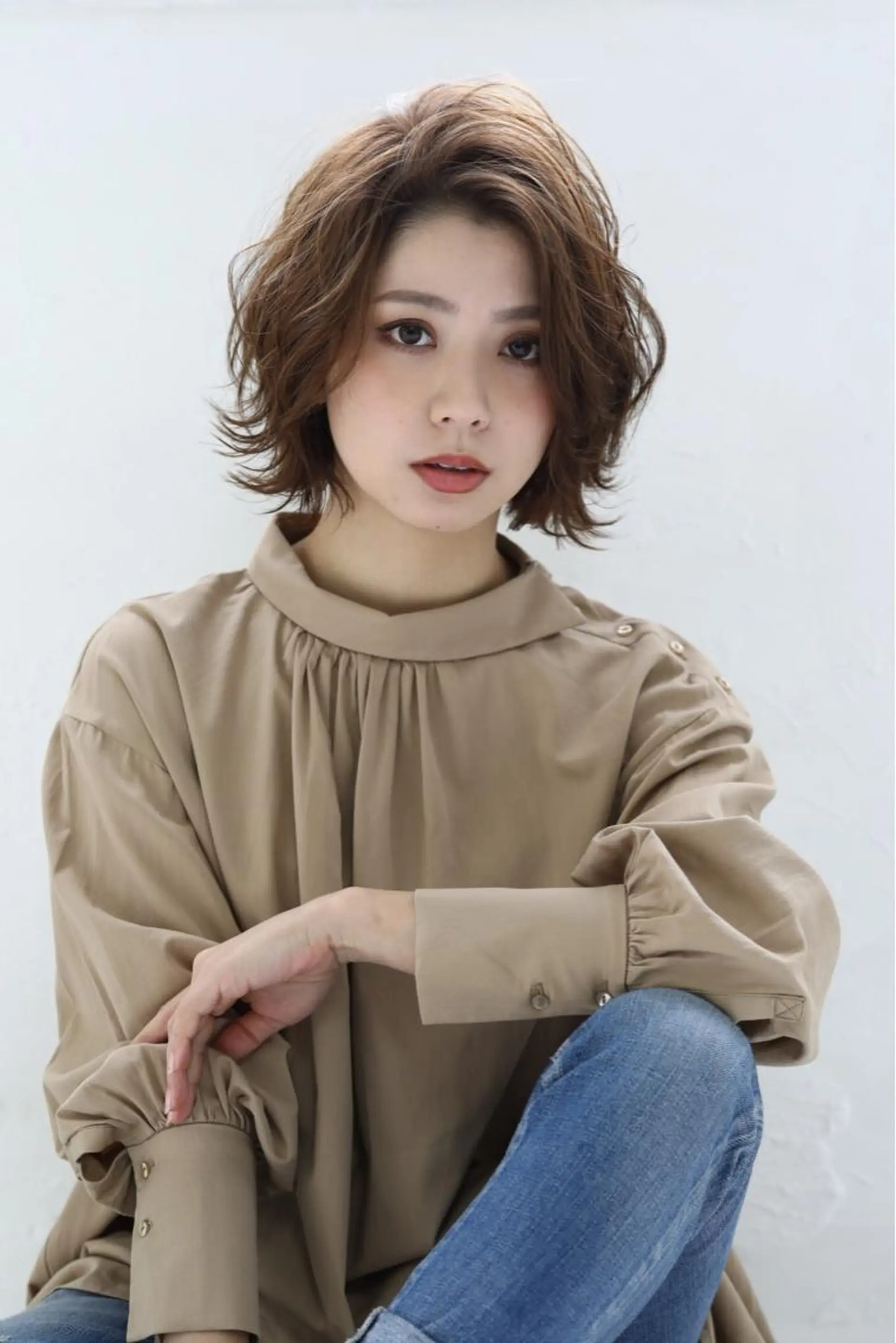 ショート カラー 似合わせカット ヘアカラー まつげと美容室/ 個室/瀬戸 一菜のヘアスタイル