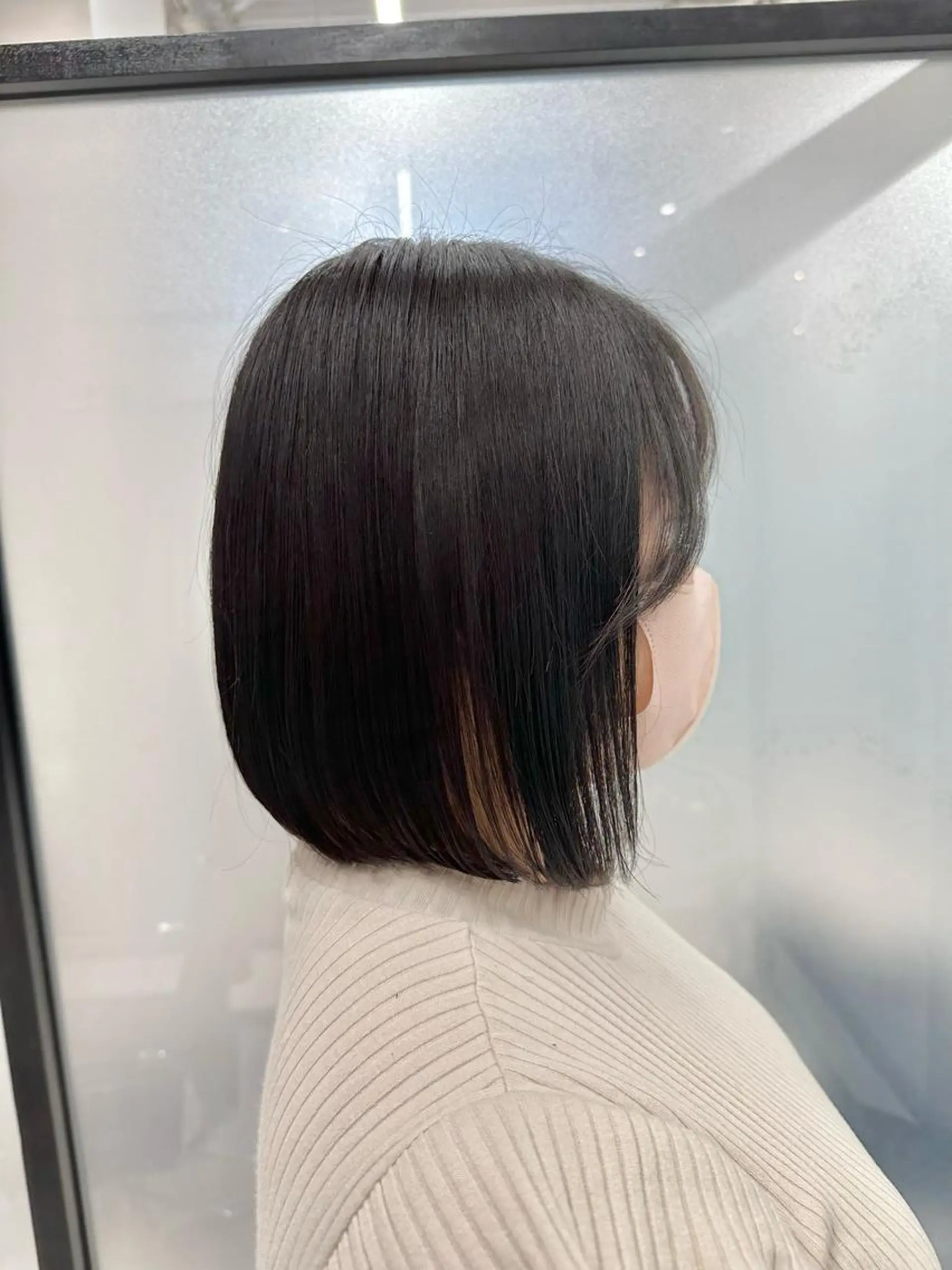ショート ブリーチ毛にもできる 縮毛矯正OJIROのヘアスタイル