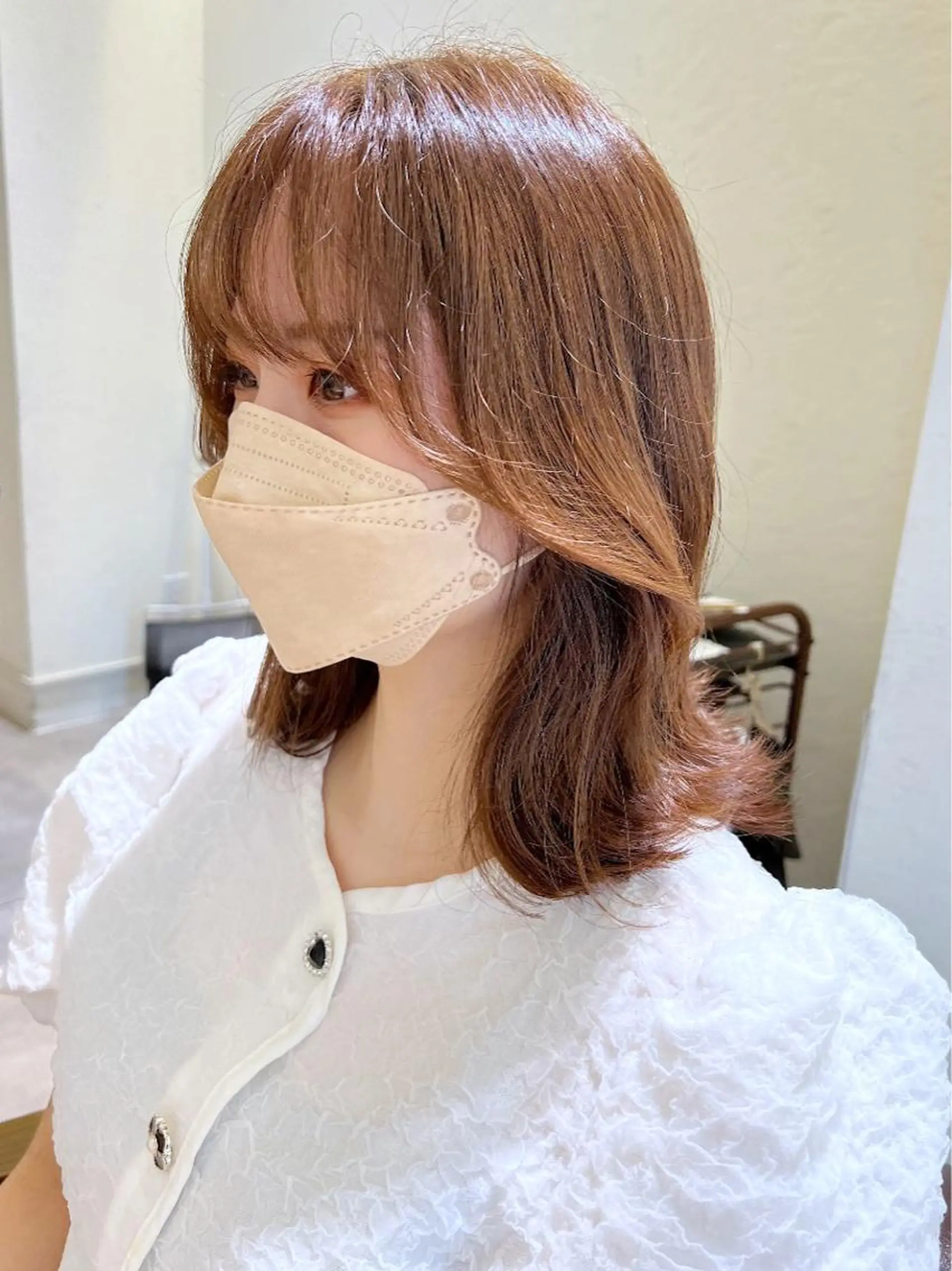 ミディアム カラー カット トリートメント 韓国ヘア×髪質改善 /yoshikaのヘアスタイル
