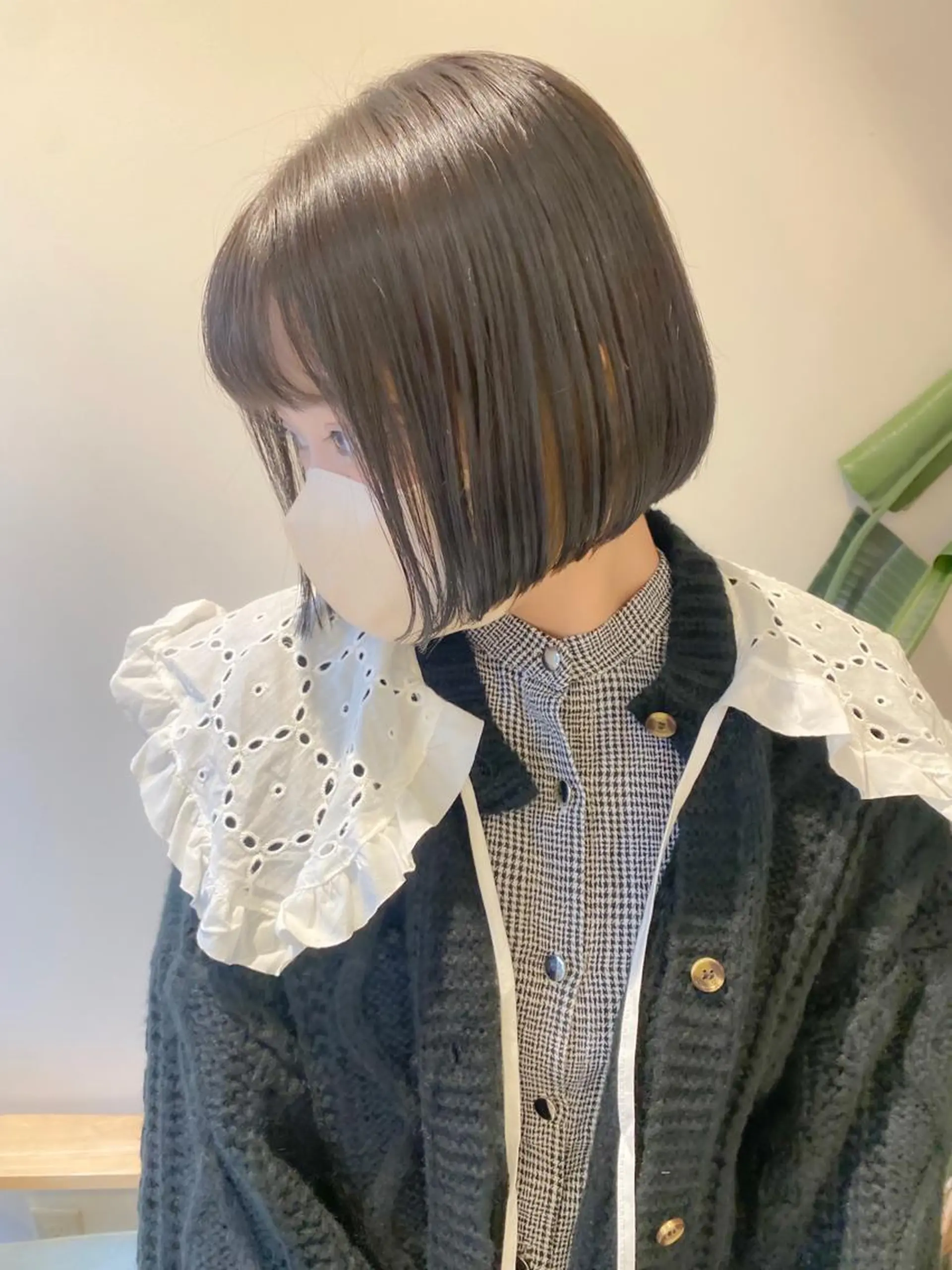 ショート カット トリートメント ボブ韓国風レイヤー 錦糸町/畠中ケントのヘアスタイル