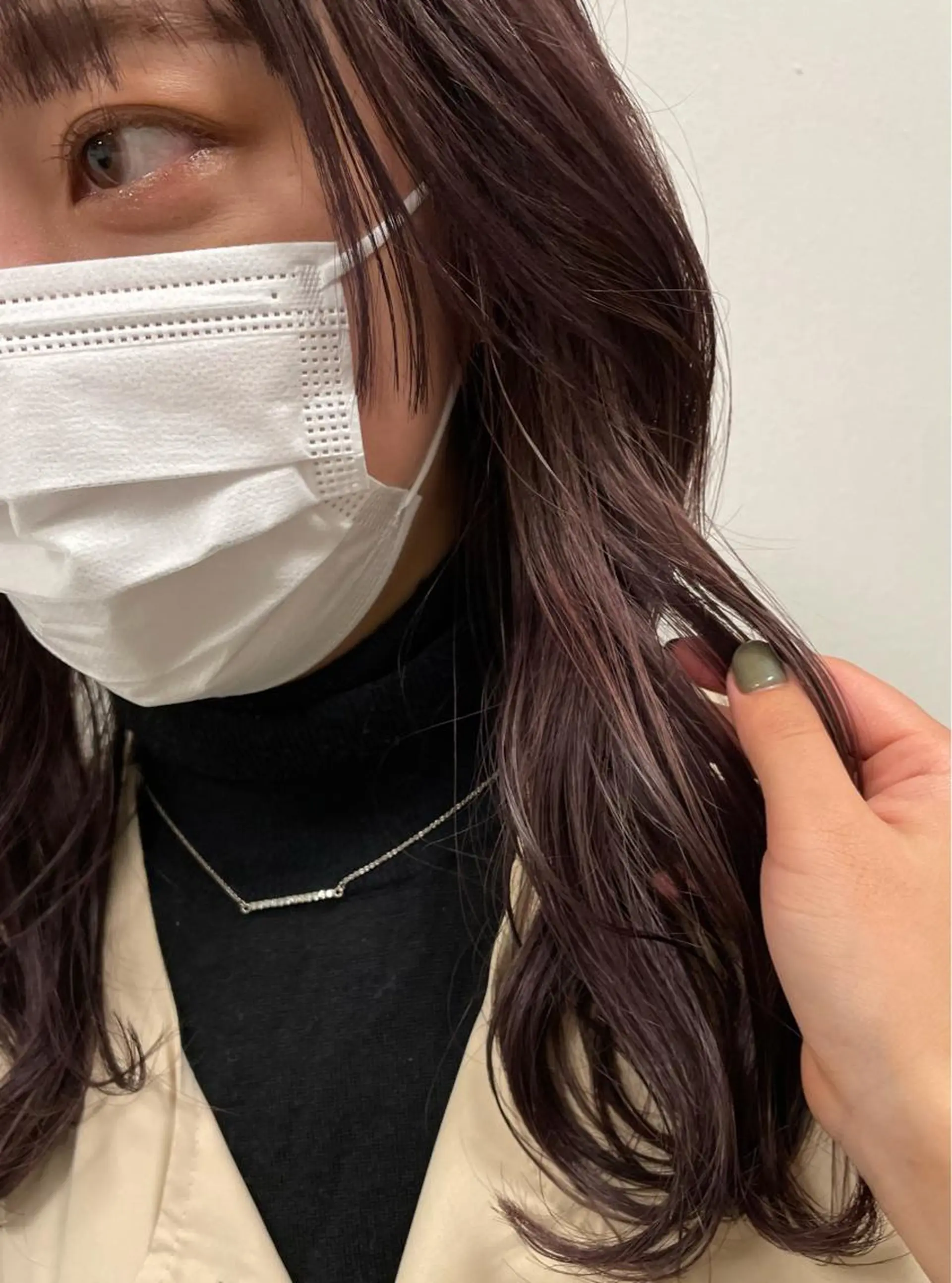 ロング カラー tablier所属・tablier 熊谷日菜子のヘアスタイル
