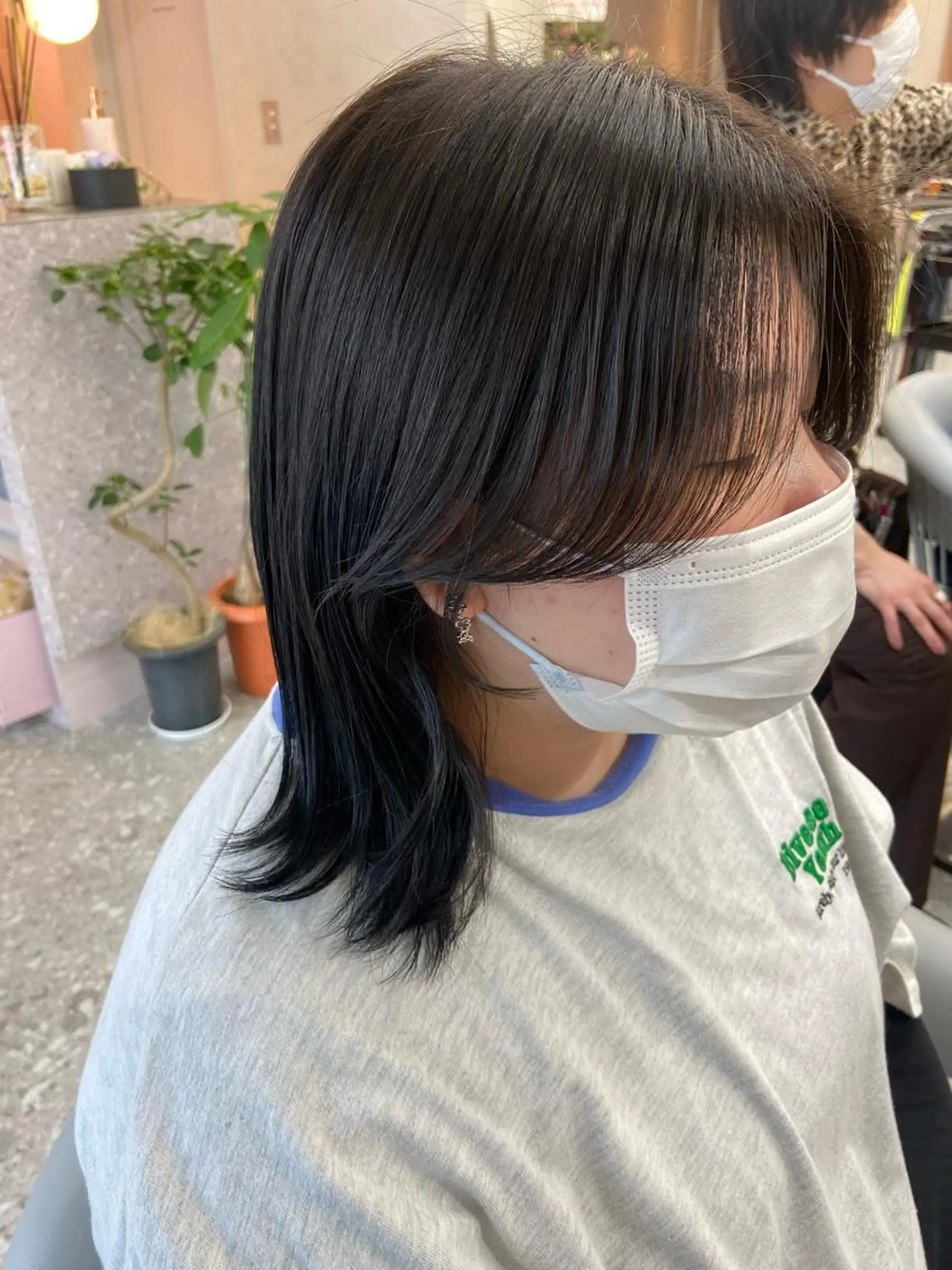 ミディアム 韓国風ヘア 新宿/韓国ヘア 中明度カラー/かやのヘアスタイル