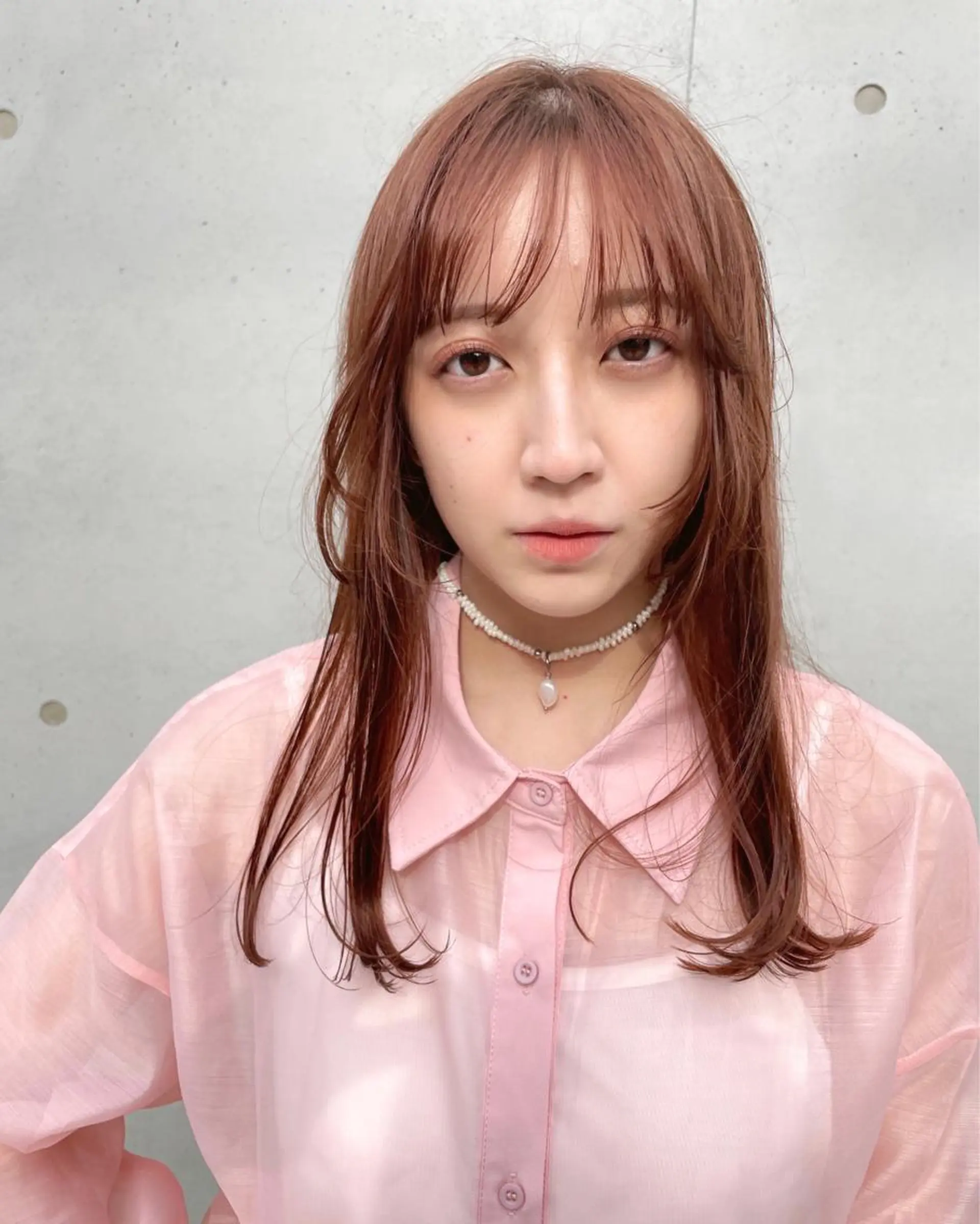 セミロング Musiiik ホンダリサコのヘアスタイル