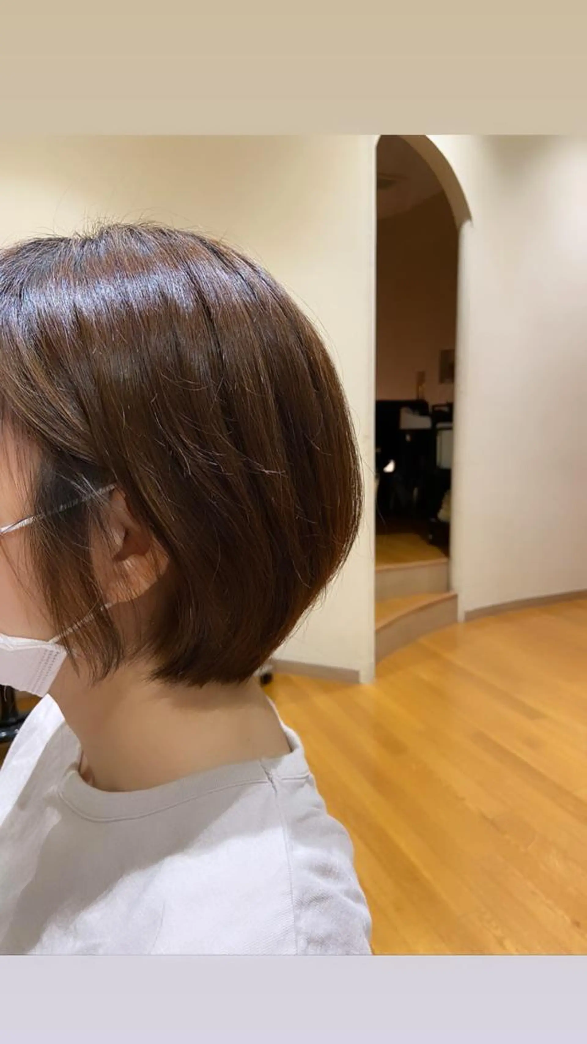 ショート ショートボブ ボブ ショートヘア 津田 七美希のヘアスタイル