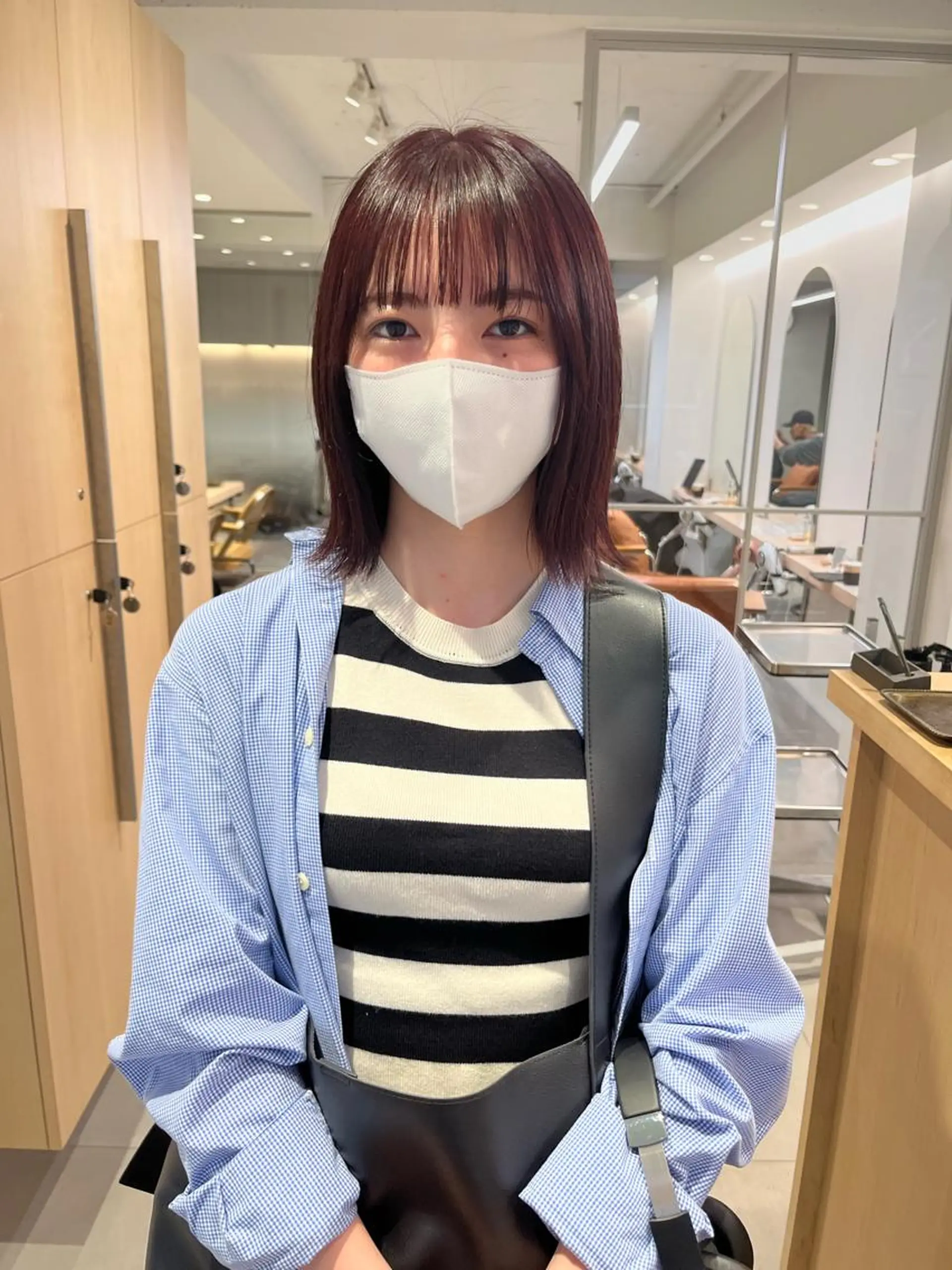 ミディアム カラー お洒落パーマ/ボブ ❄️Tomoka❄️のヘアスタイル