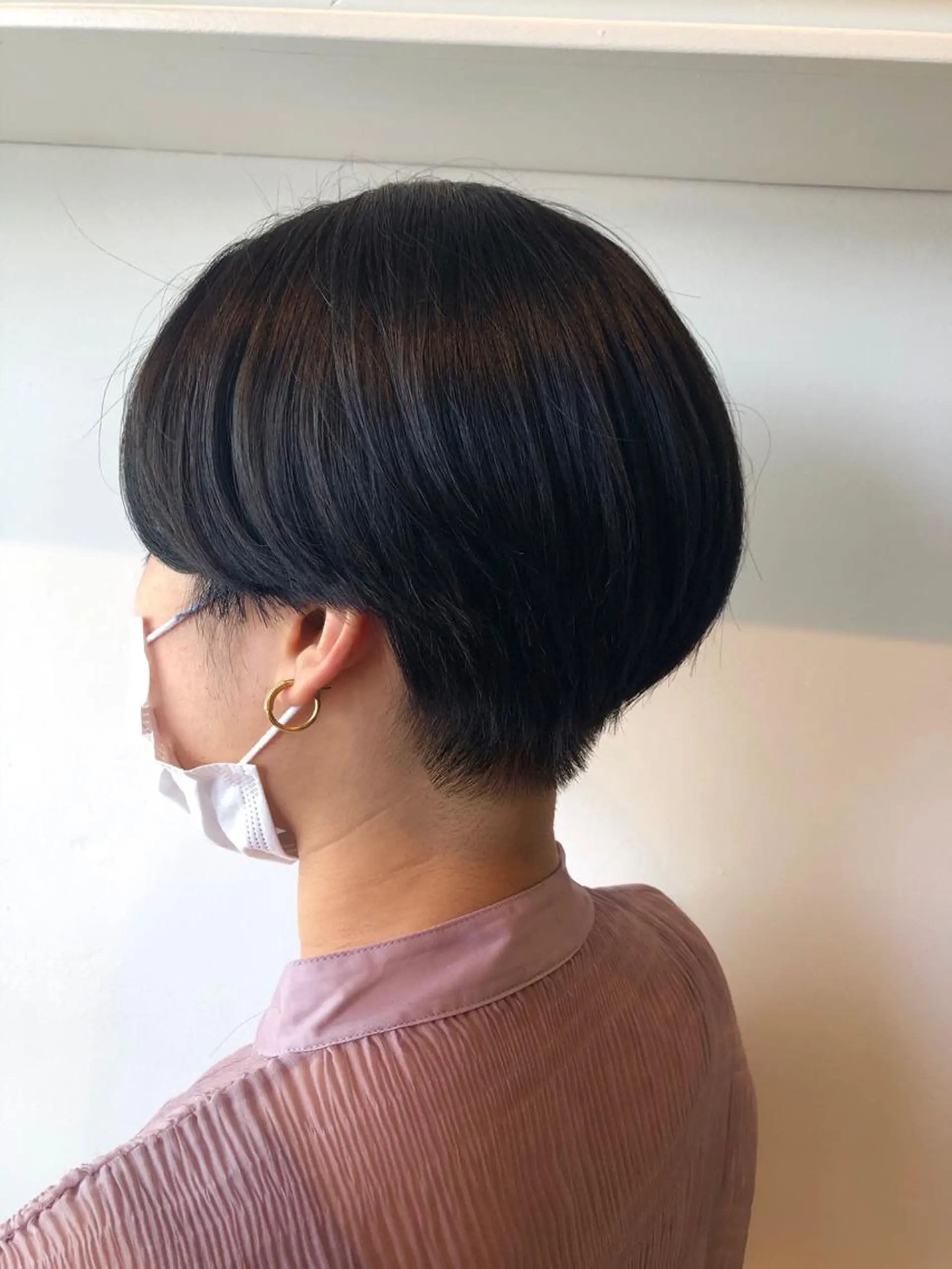 ショート カラー ダークグレー 💐パーソナルカラー /市橋加菜💐のヘアスタイル
