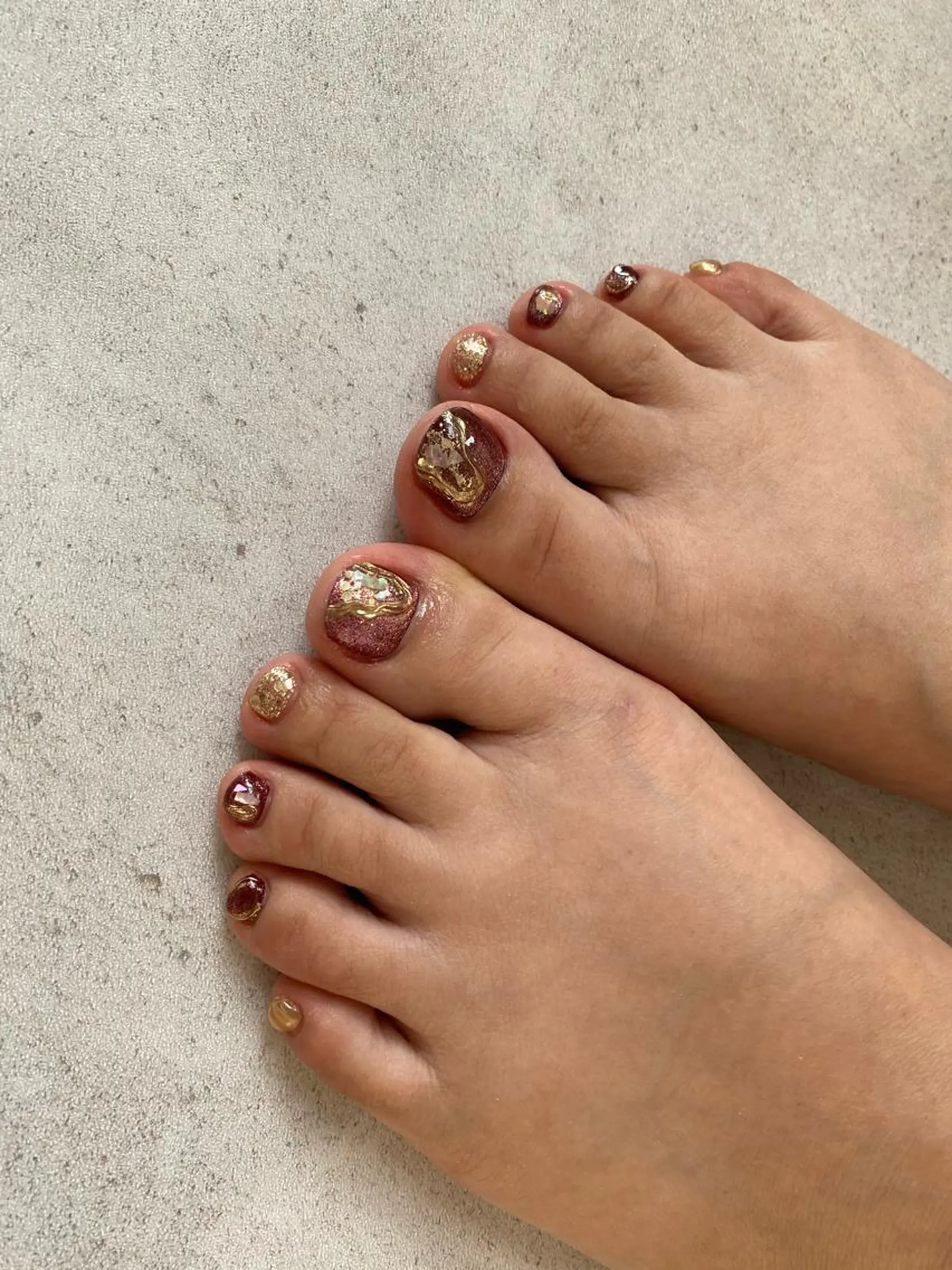 ネイル フットネイル hyakutake itsumiのネイルデザイン