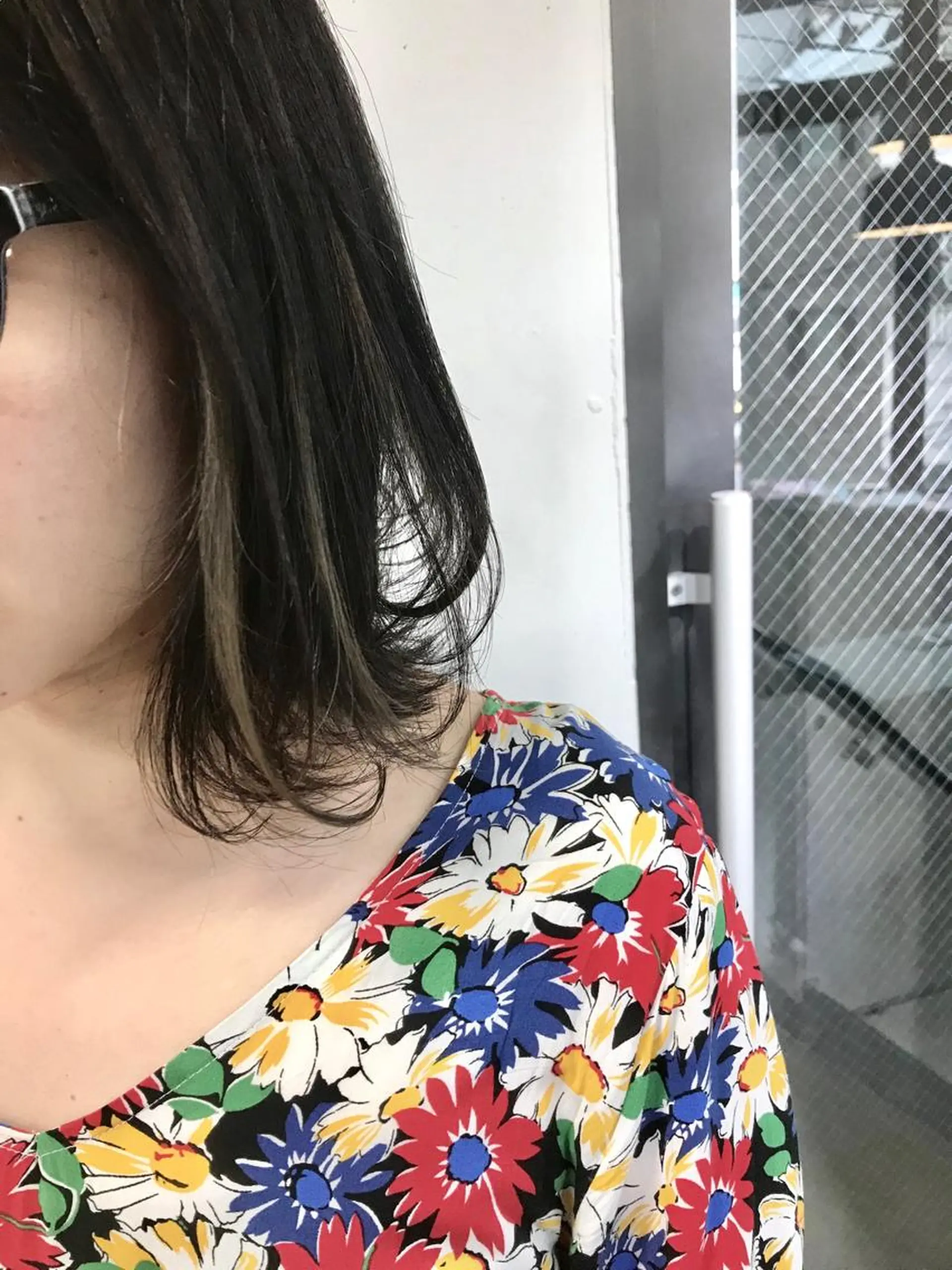 ショート ハイライト ヘアカラー トリートメント 新井 広樹のヘアスタイル