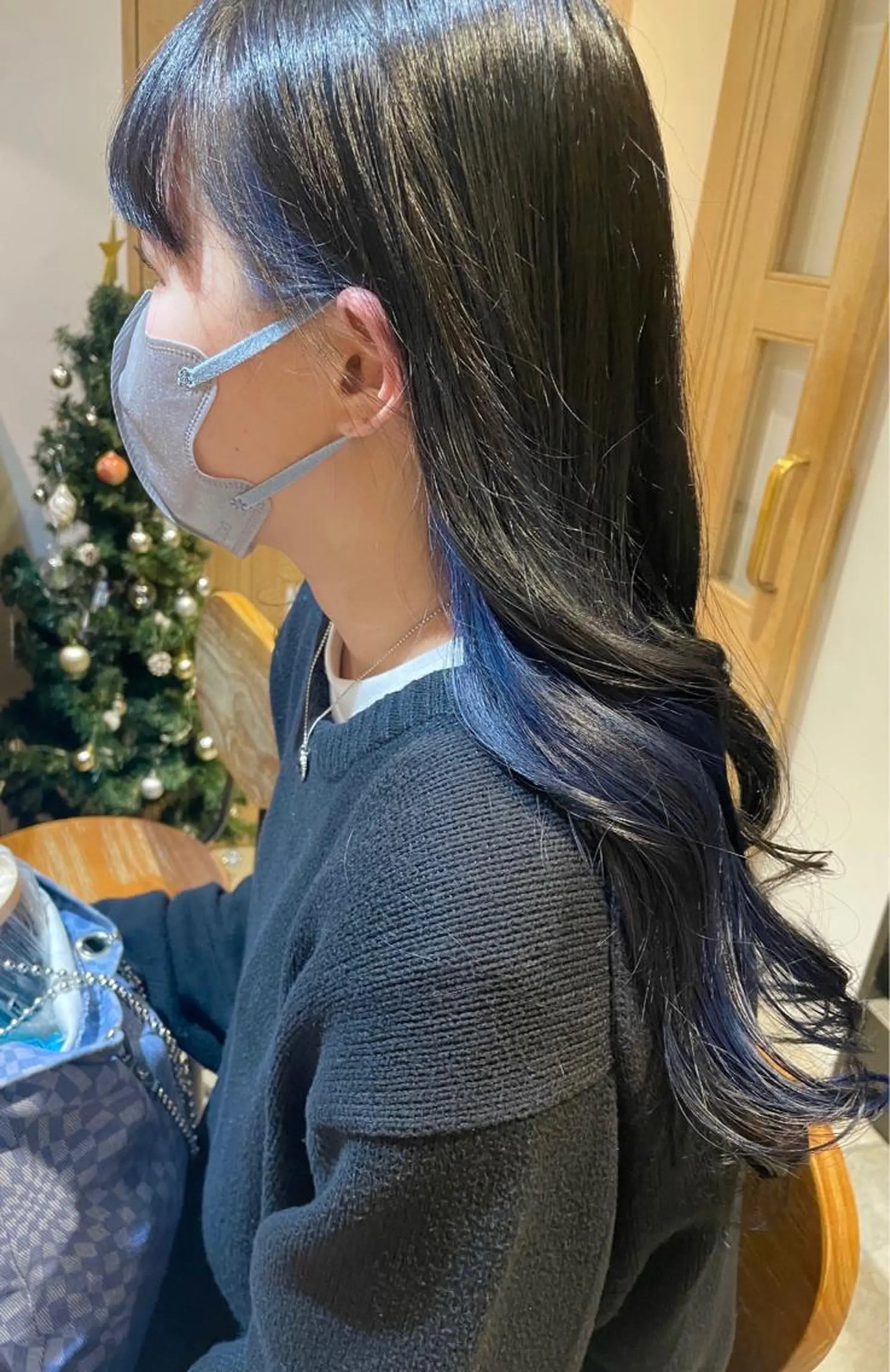 ロング カラー カット ヘアカラー トリートメント newi梅田🫧韓国 ヘア🫧sakiのヘアスタイル