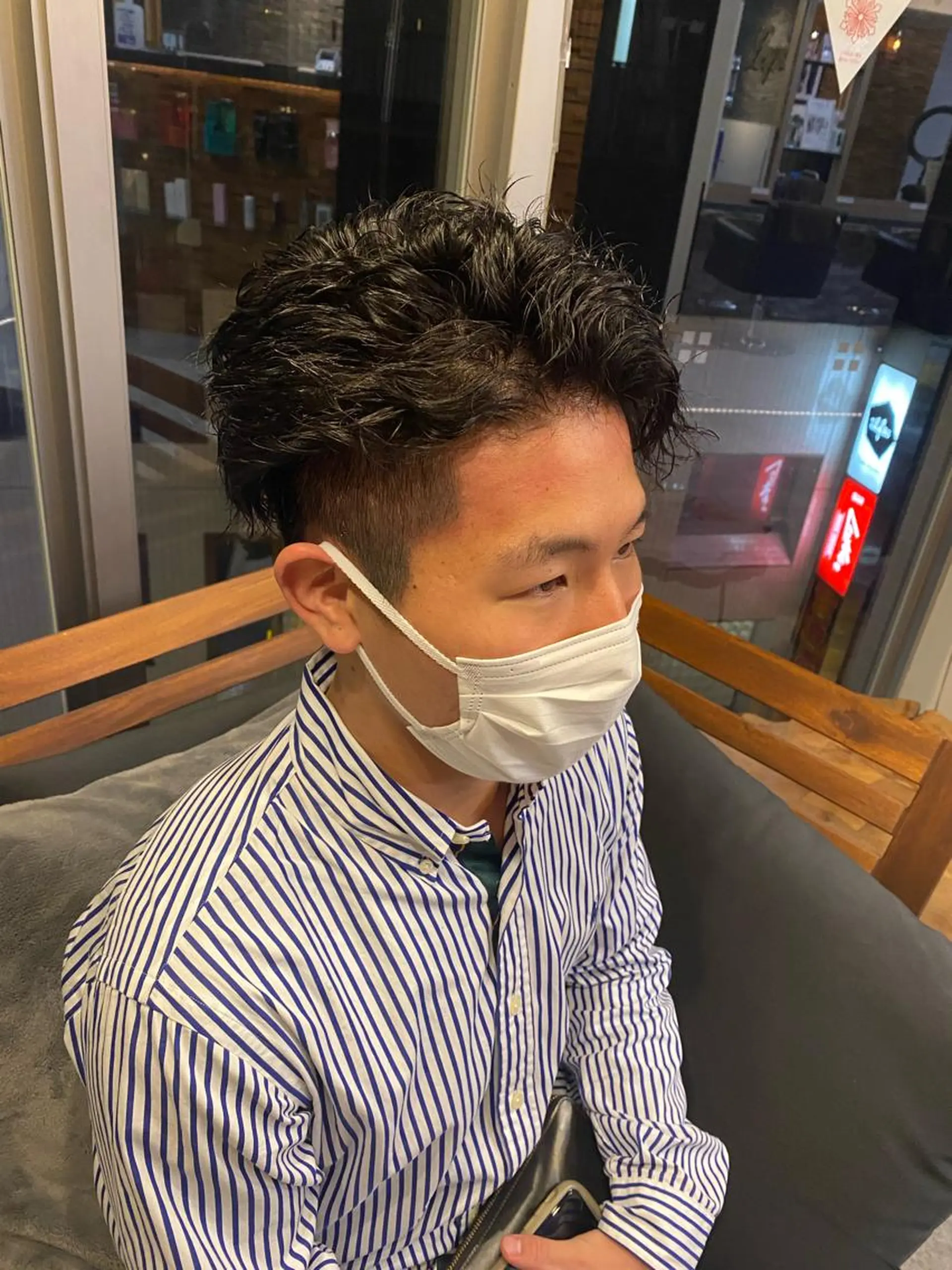 パーマ men'slapis YUTOのヘアスタイル