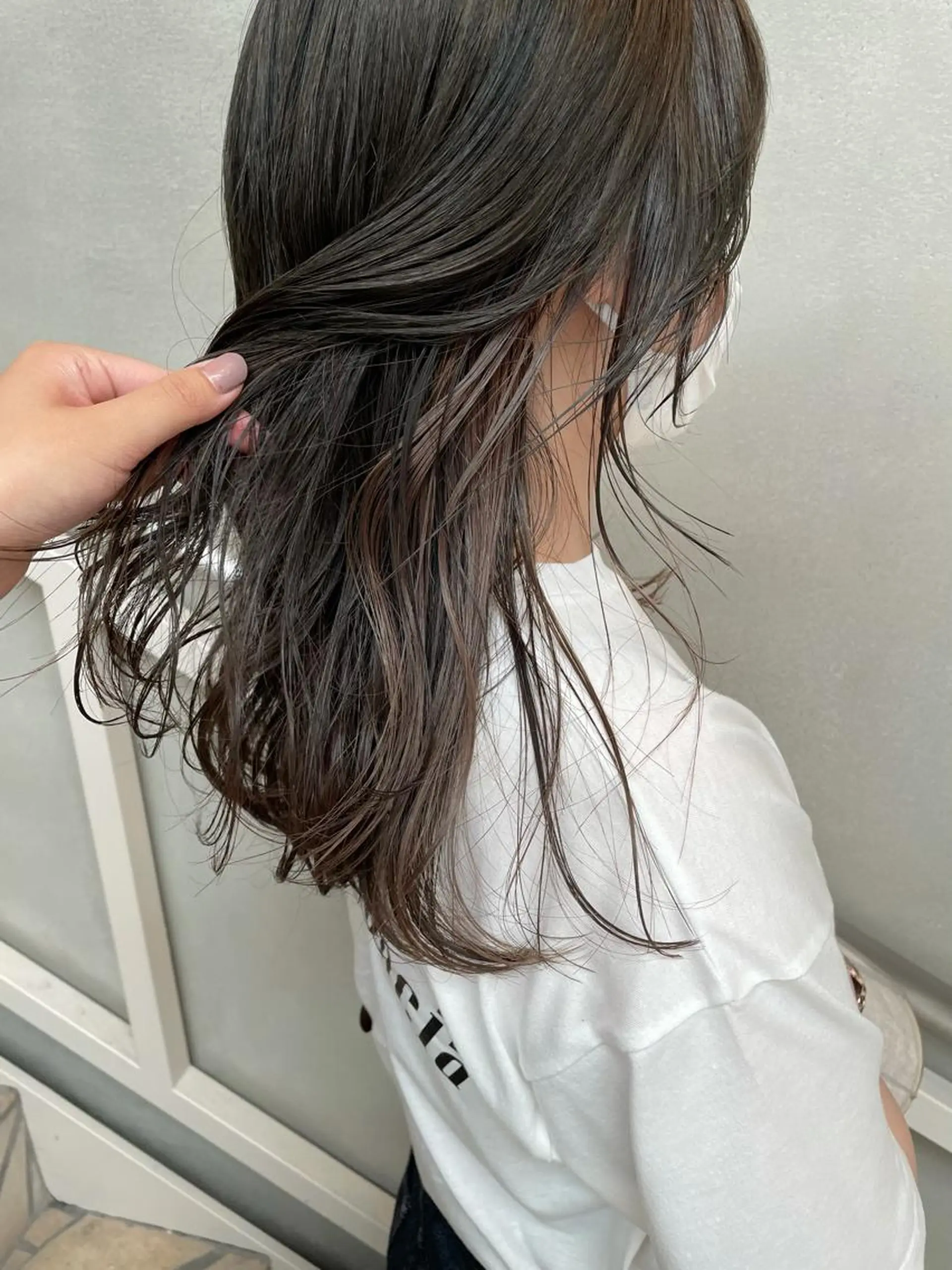 ミディアム カラー イヤリングカラー 沖縄/ヘアアレンジ /着付けのヘアスタイル