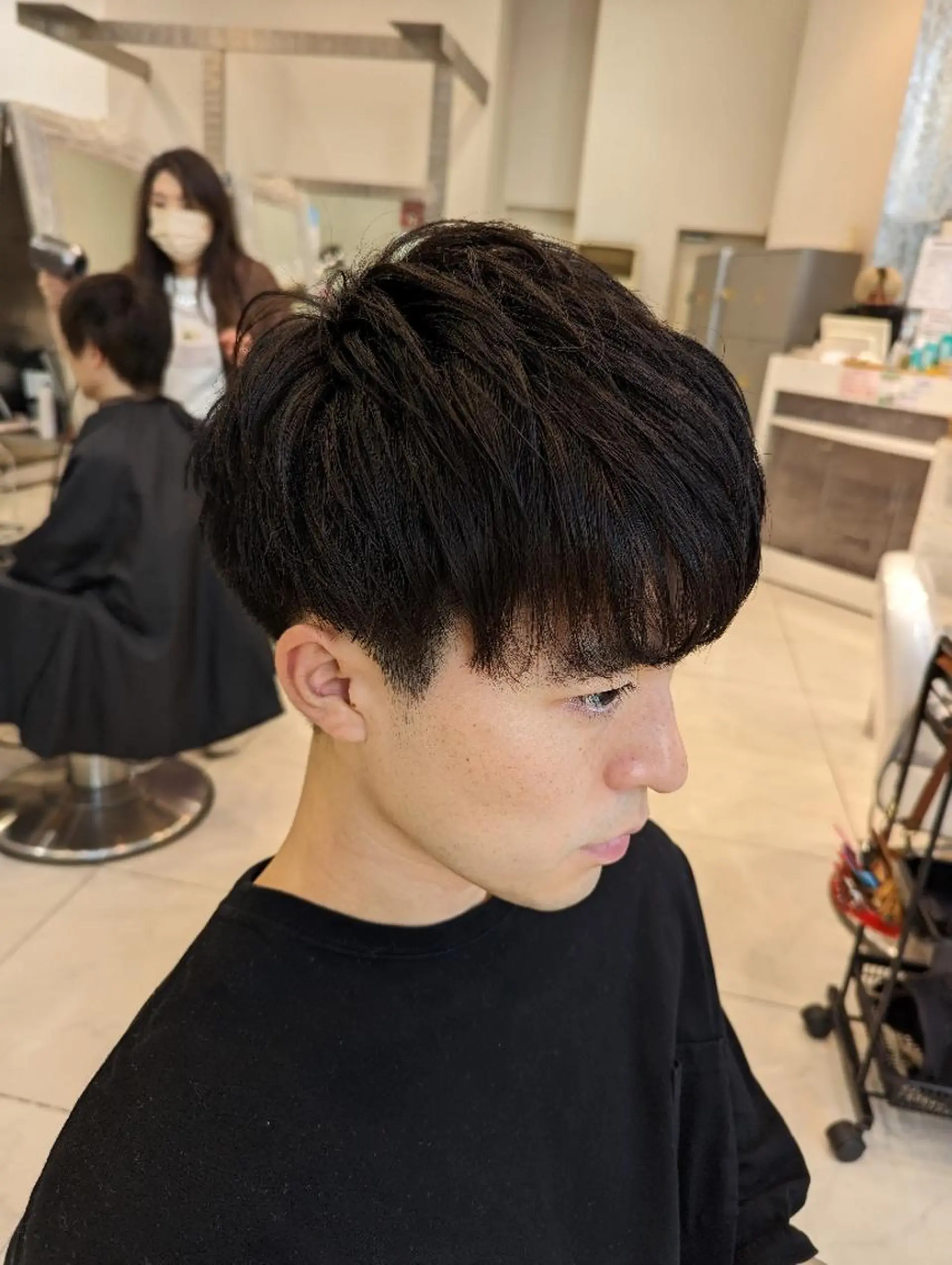 メンズ 骨格補正パーマ◎ 上村保幸のヘアスタイル