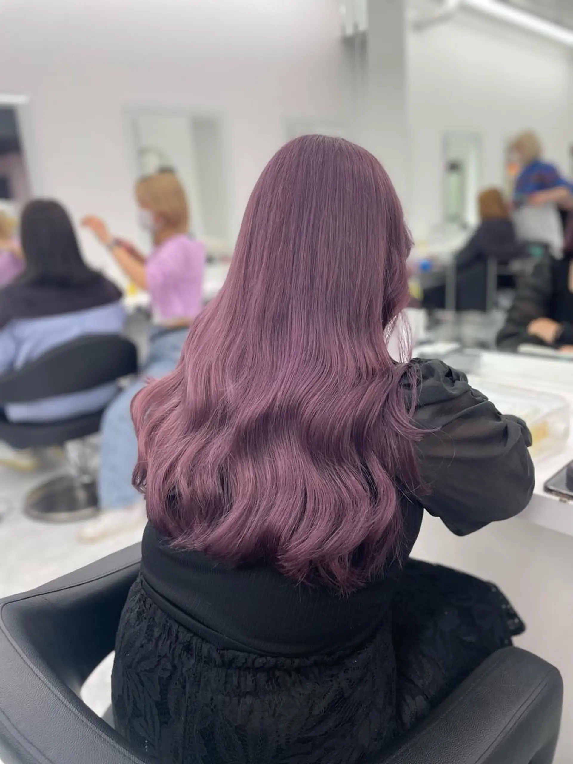 ロング カット ヘアカラー トリートメント ヘアセット GO TODAY SHAiR SALON所属・🤍韓国トレンド ヘア🤍miku🤍のヘアスタイル