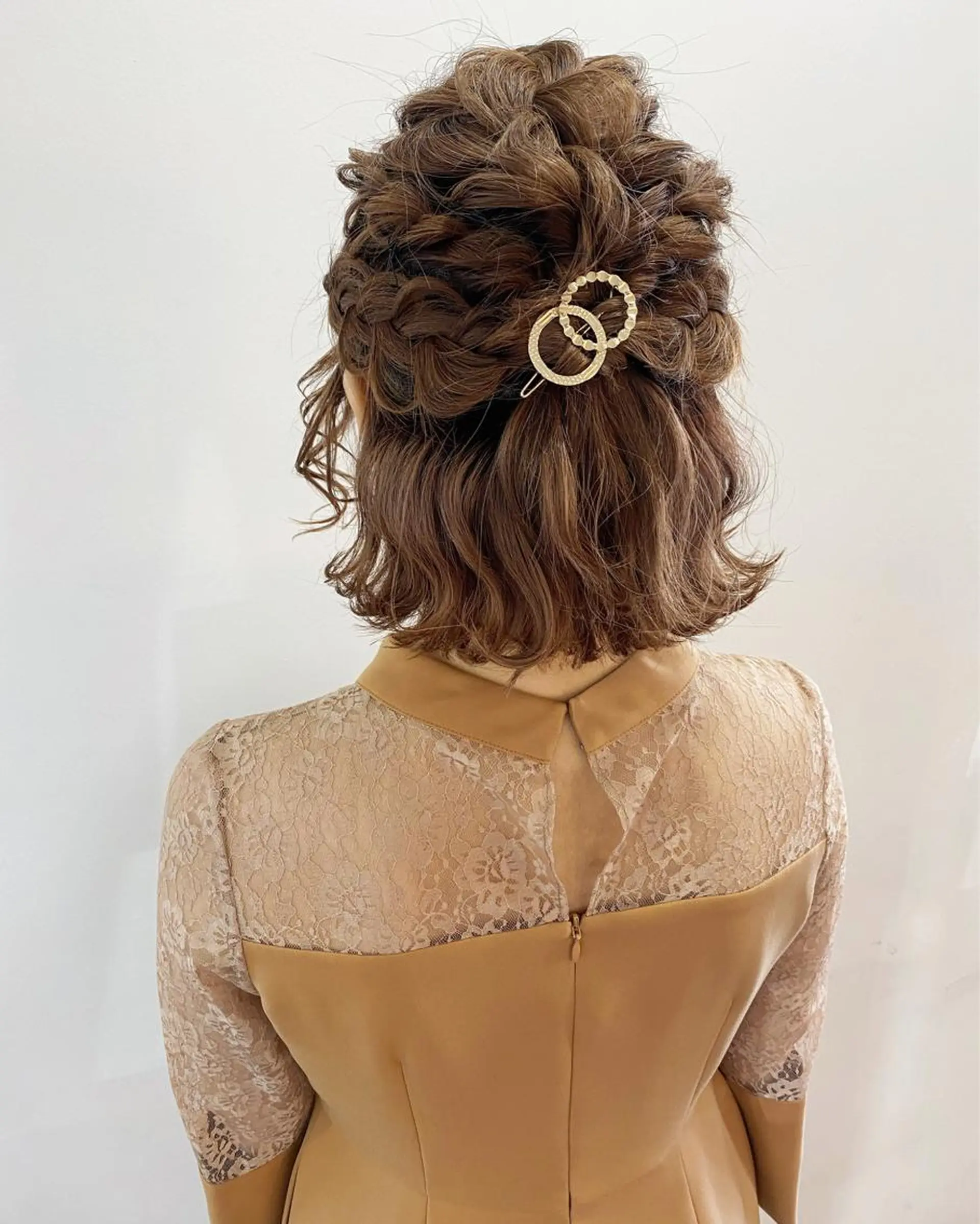 ヘアアレンジ ハーフアップ ヘアセット フラム所属・WATANABE MISAKIのヘアスタイル