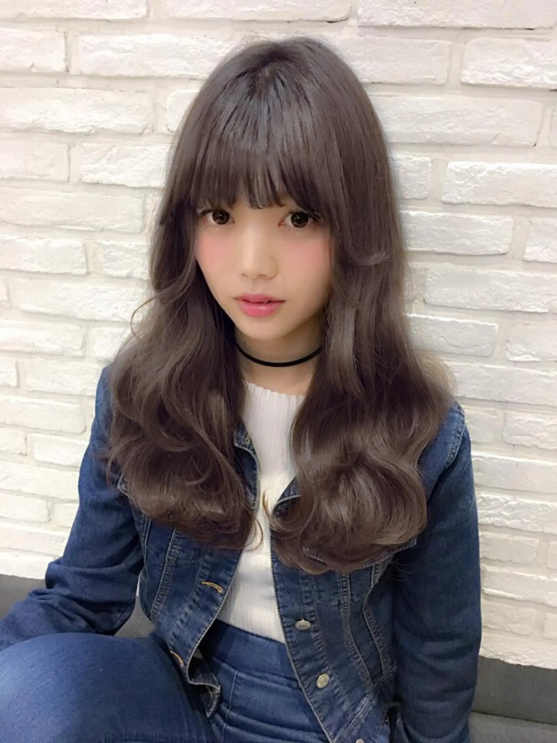 ロング 遠藤 眞実のヘアスタイル
