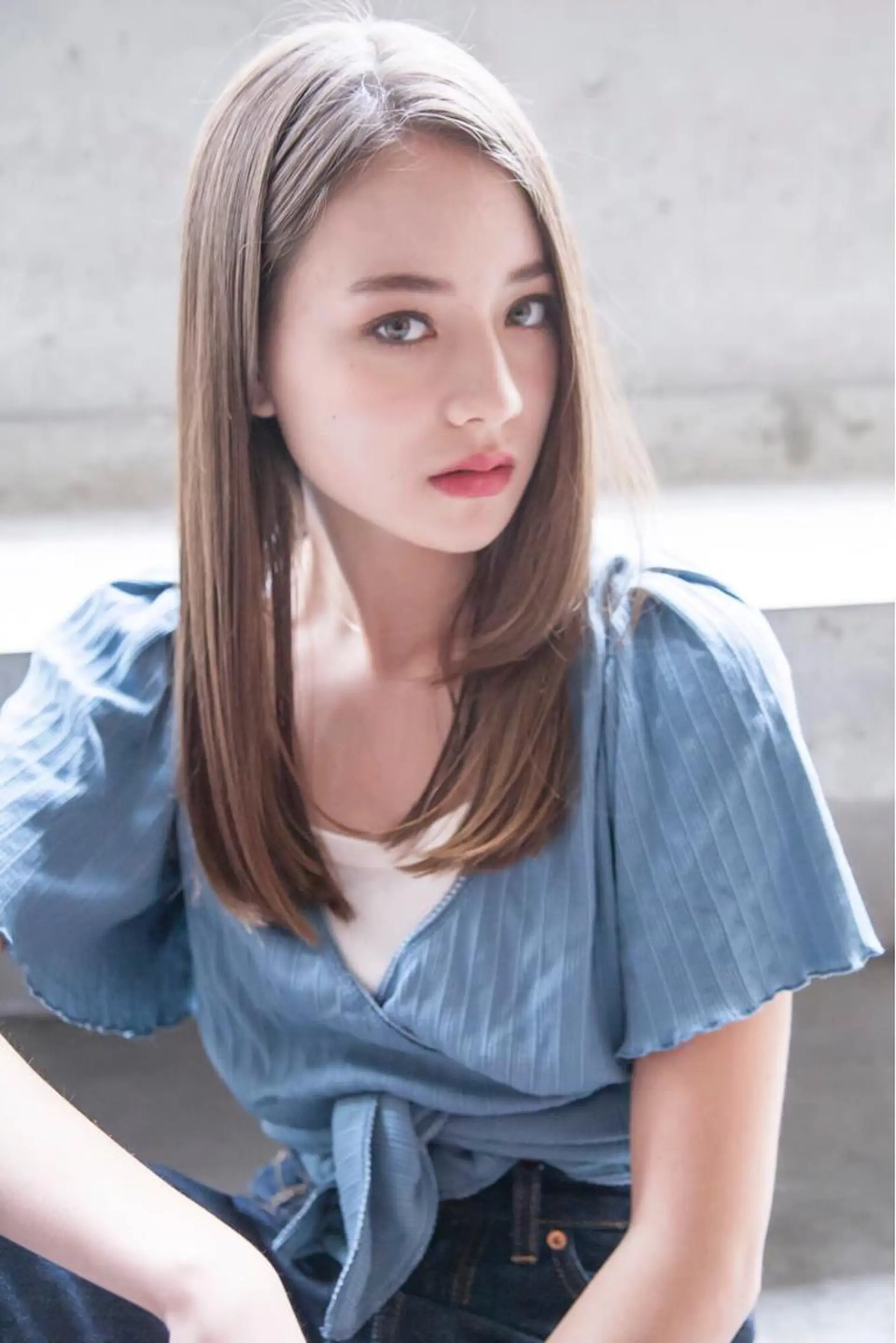 セミロング カラー ヘアアレンジ メンズ トリートメント 山崎 澪 レイヤーカット/大宮のヘアスタイル