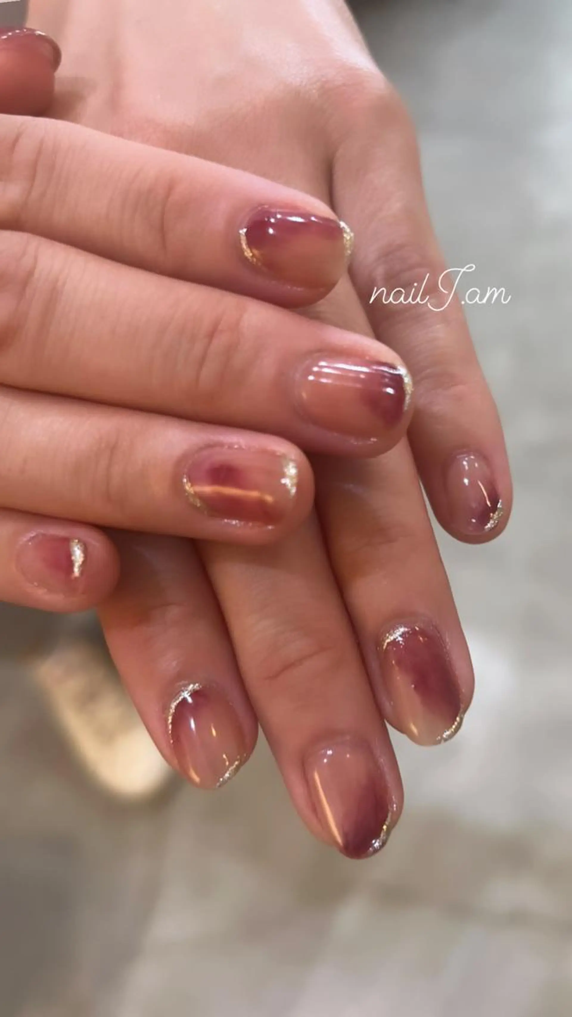 ネイル ニュアンスネイル Belulu所属・安齋 都のネイルデザイン