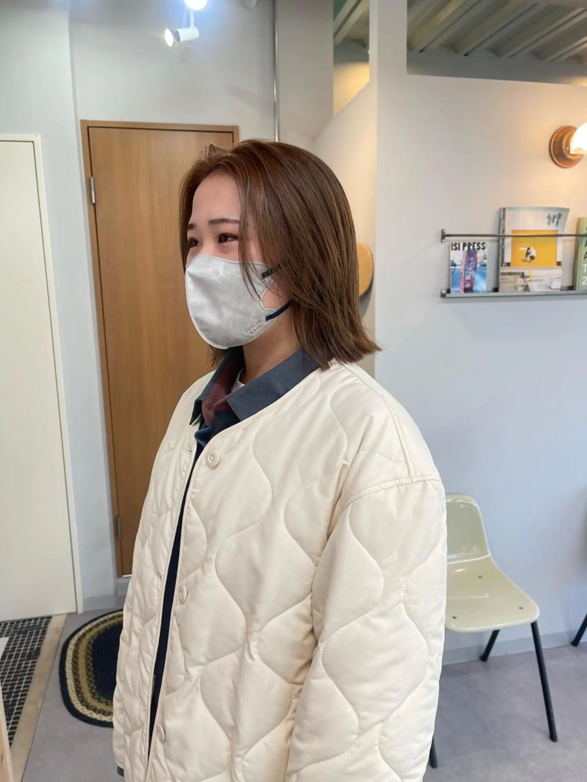 ショート カラー ブラウンカラー ナチュラルブラウン ボブ カット ヘアカラー トリートメント 丁寧なカウンセリング 🌿KENTA🌿のヘアスタイル