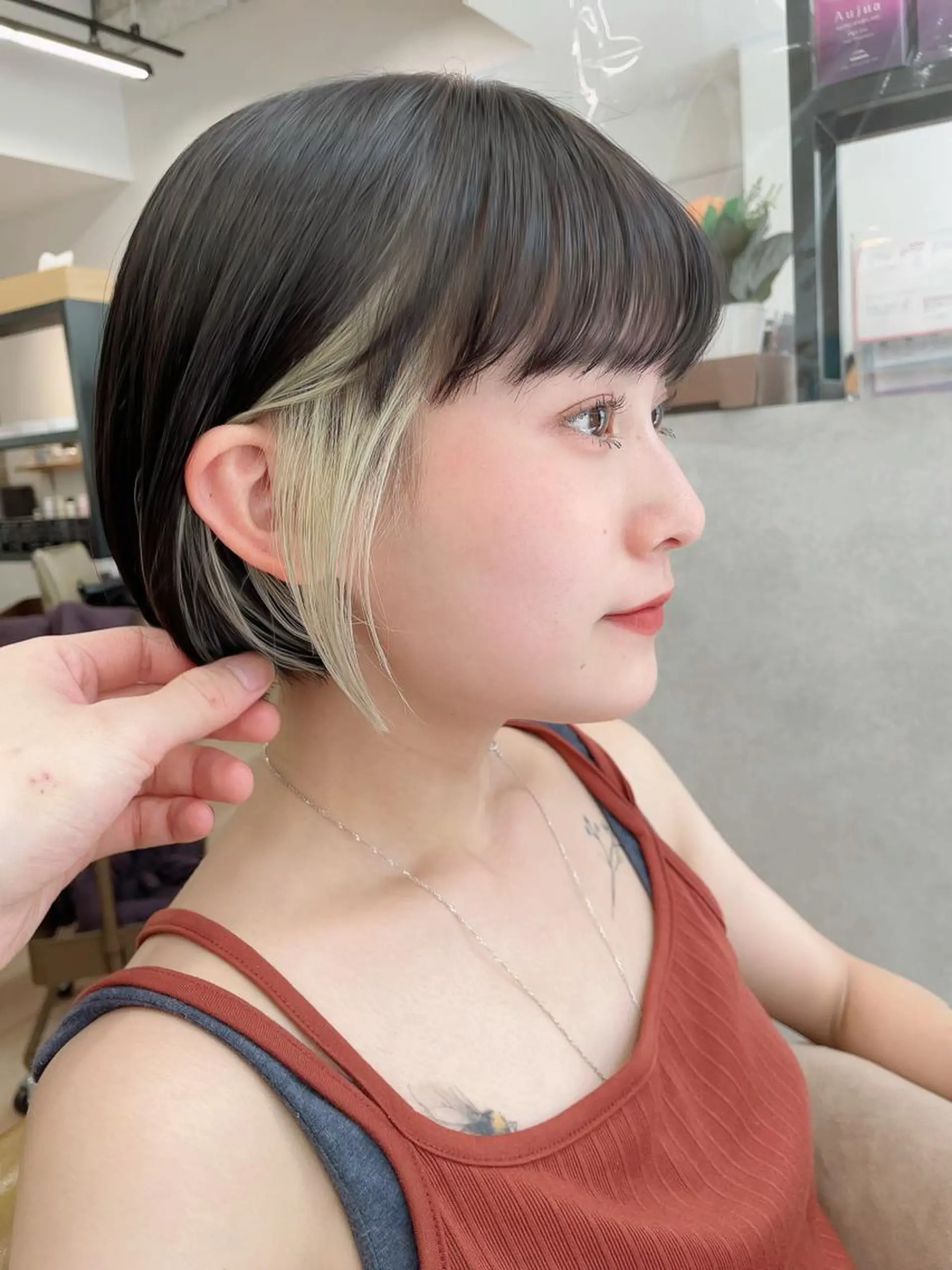 カラー sand  池袋所属・似合わせカット 🌈うめつたいがのヘアスタイル