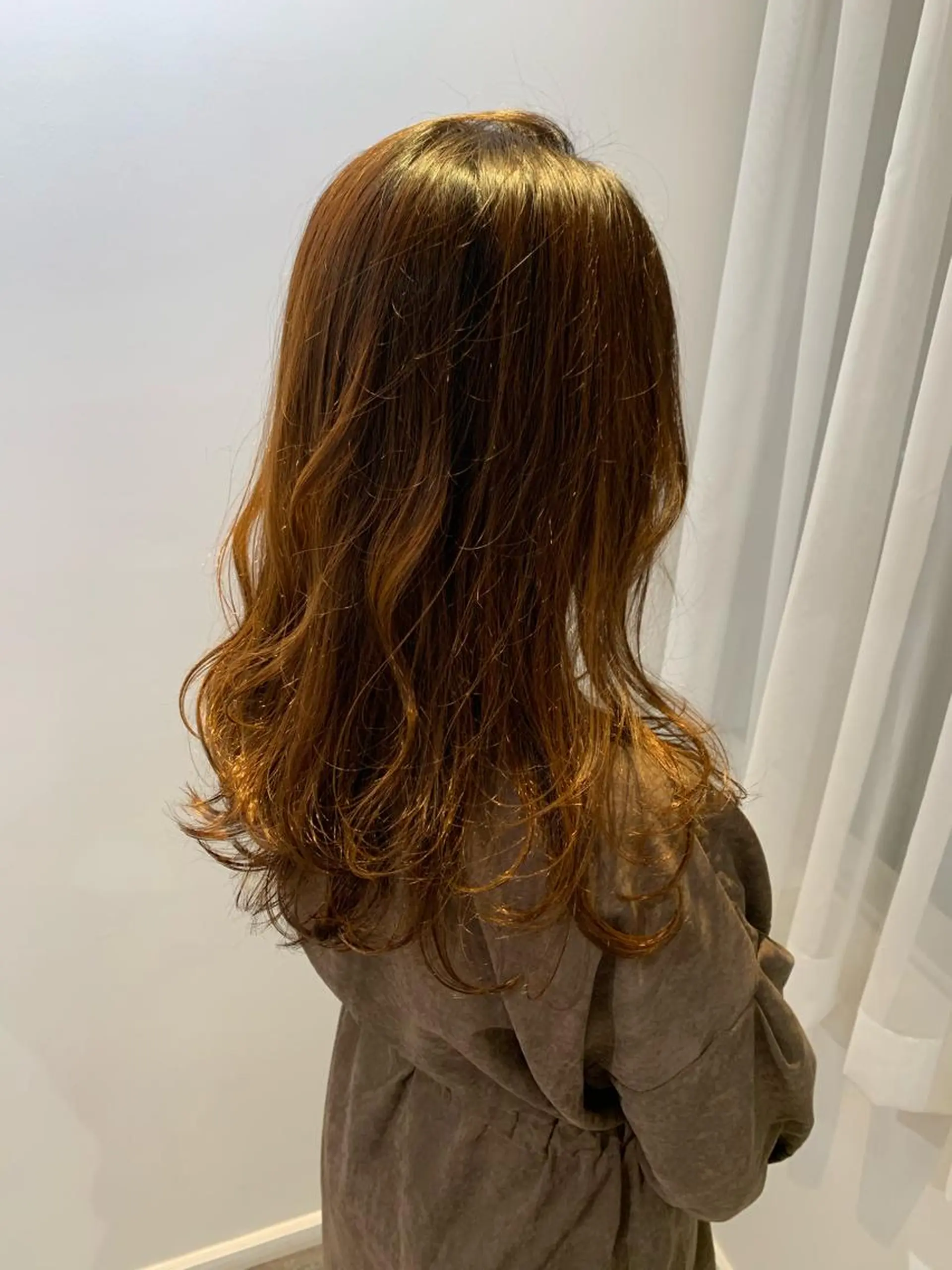 セミロング GO TODAY  SHAIR SALON 梅田NU茶屋町店所属・田中成美/レイヤー カット/透明感カラーのヘアスタイル