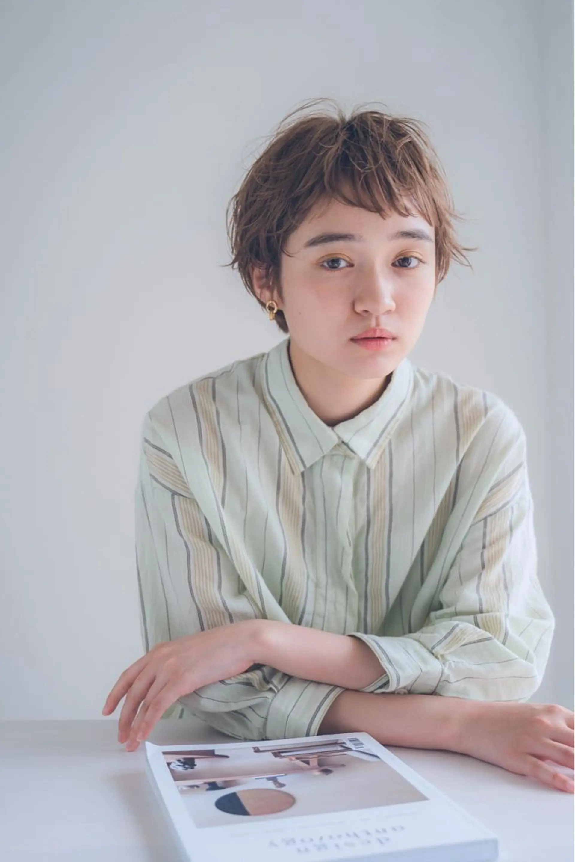 ショート パーマ THE DAY所属・AKI HASHIMOTOのヘアスタイル