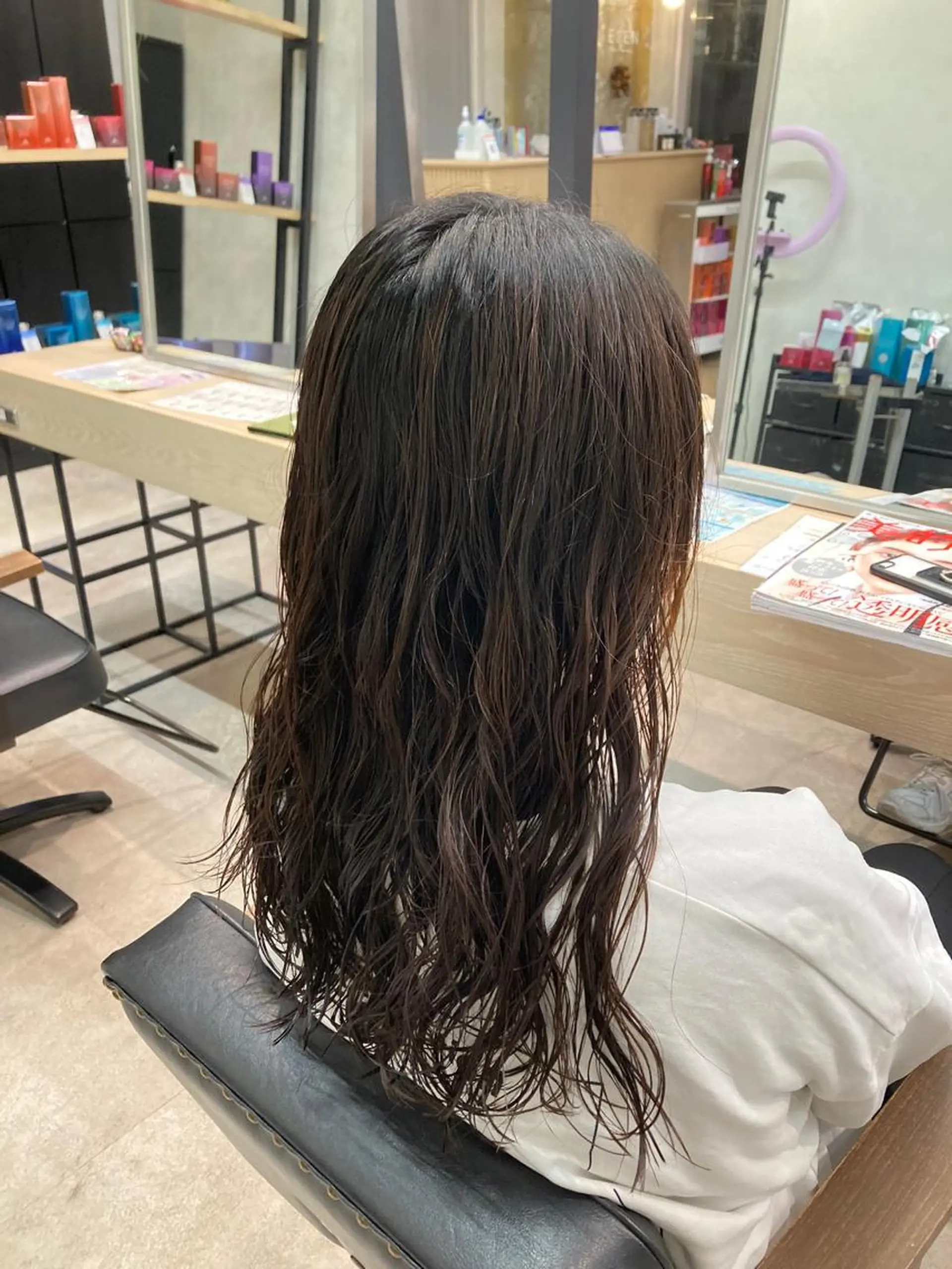 パーマ ニュアンスパーマ 曲がる縮毛矯正　爲石のヘアスタイル
