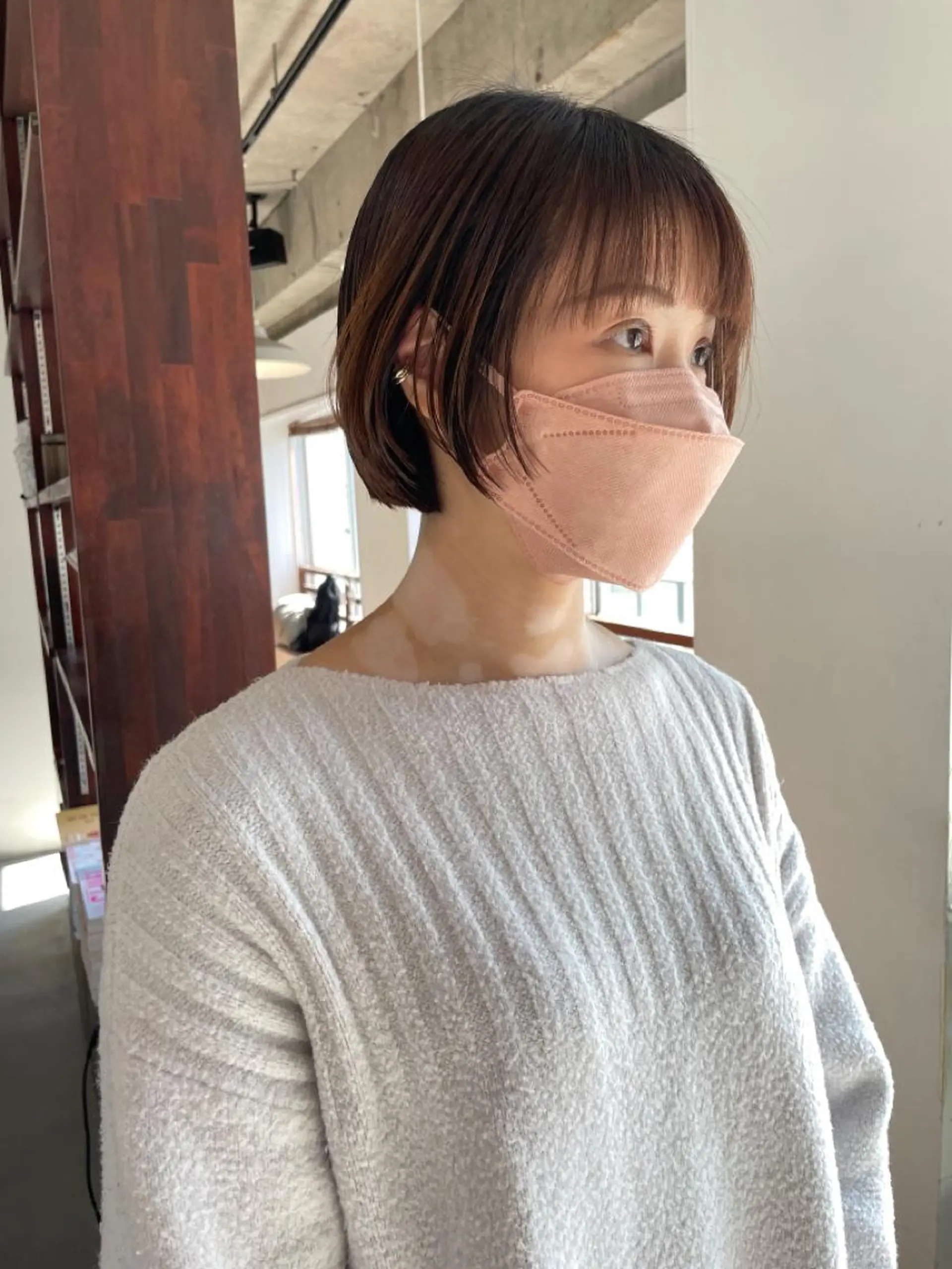 ショート カラー silo所属・silo MOKA 顔周りカット🦦のヘアスタイル