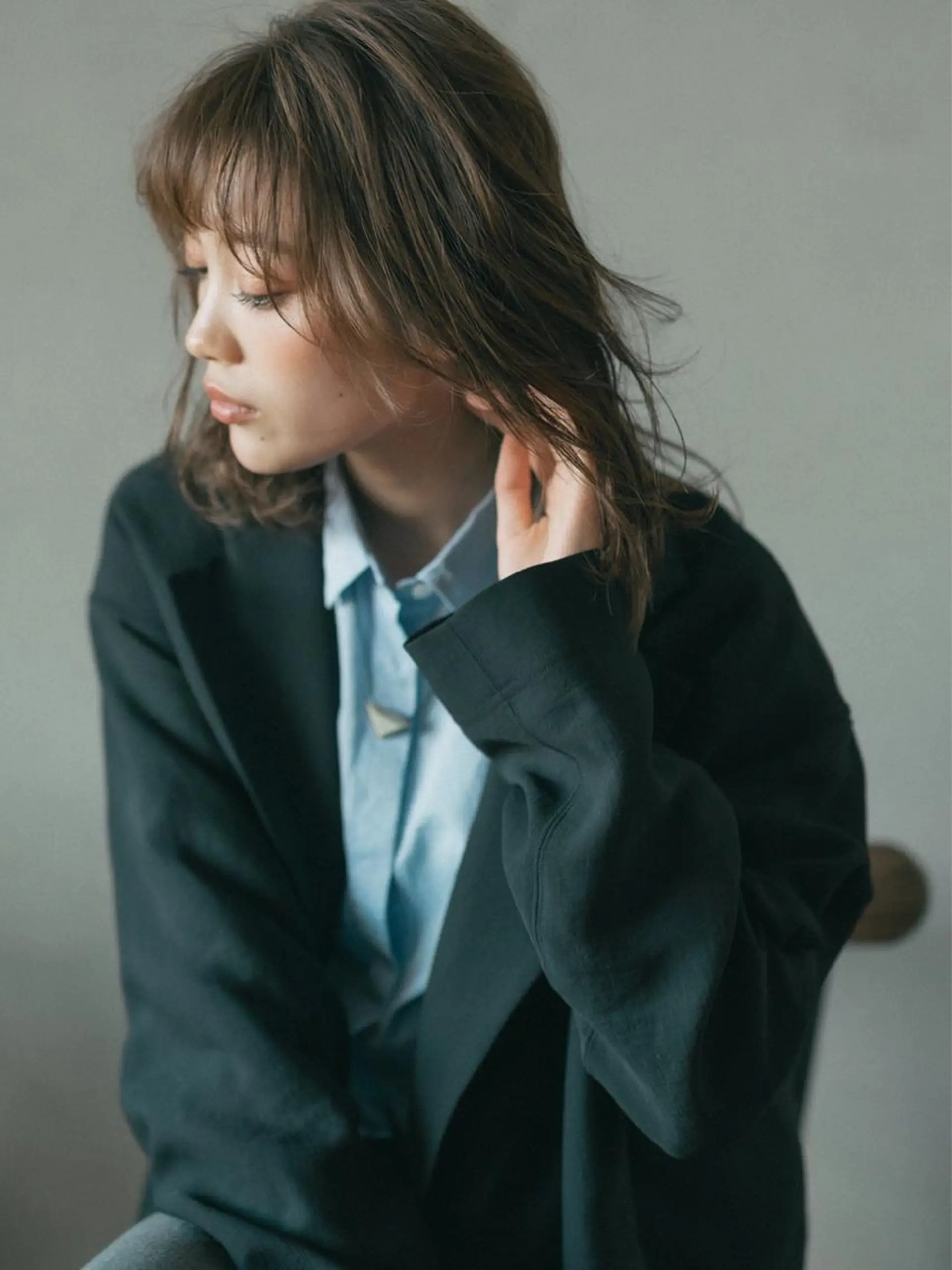 ミディアム 🎀ハイトーン/レイ ヤー/Reina🎀のヘアスタイル