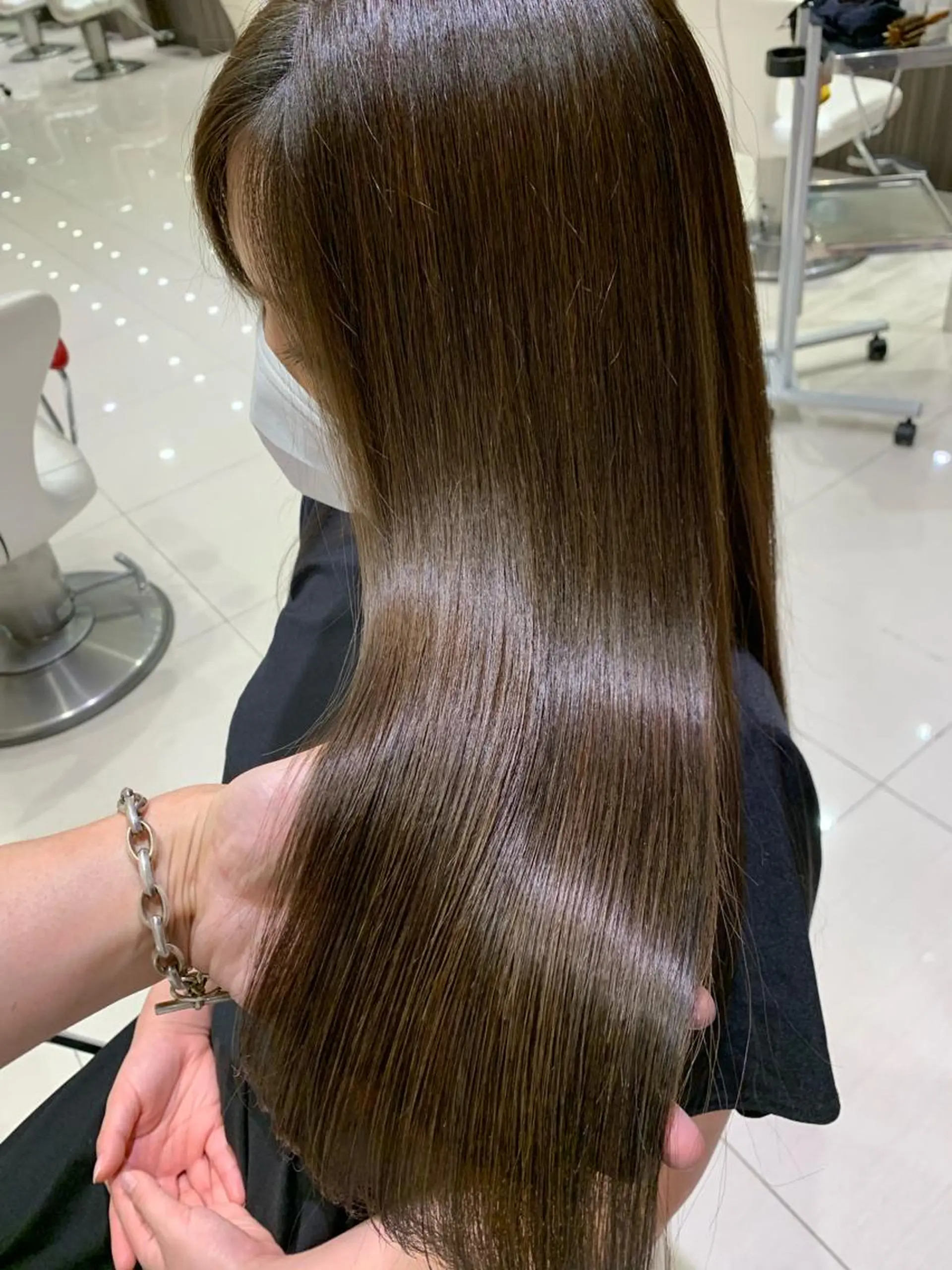セミロング カラー カット ヘアカラー 古畑 佑悟のヘアスタイル