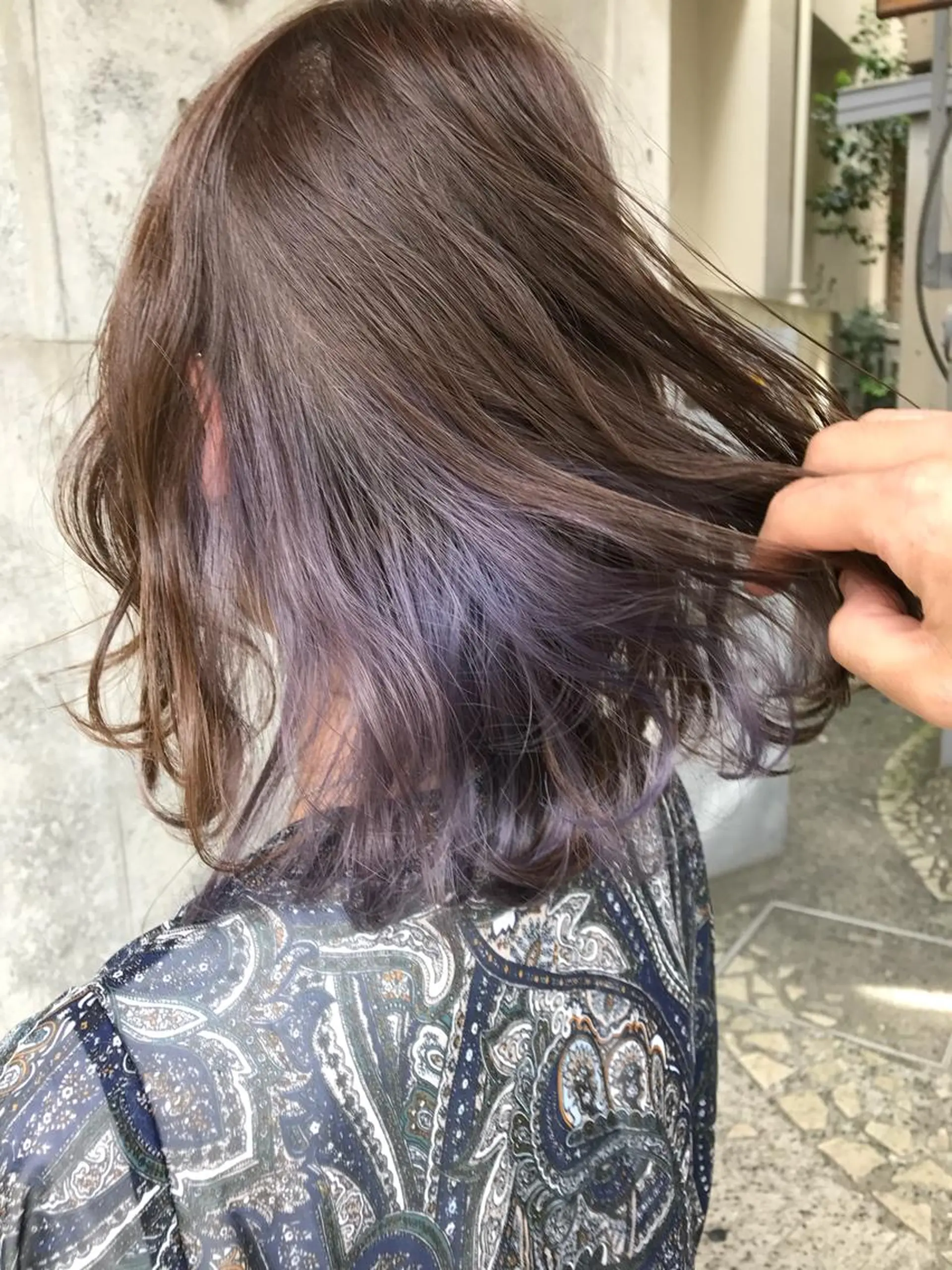ミディアム カラー 及川 光のヘアスタイル