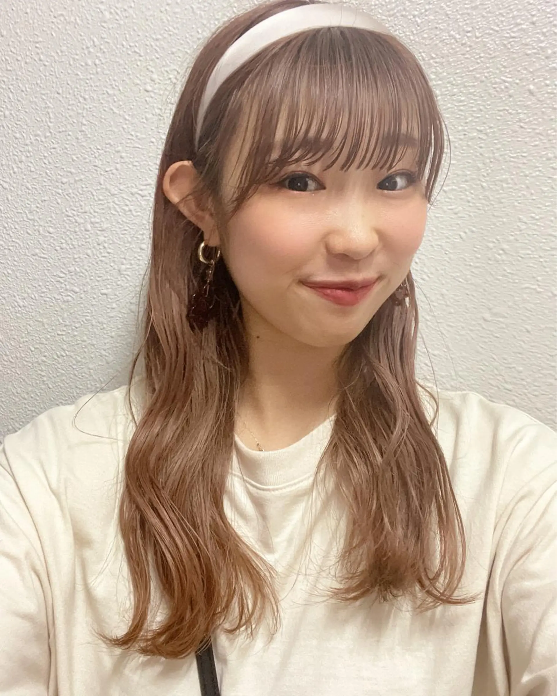 セミロング カラー ヘアアレンジ ハイトーンピンク🍑 ブリーチ🍑RINAのヘアスタイル