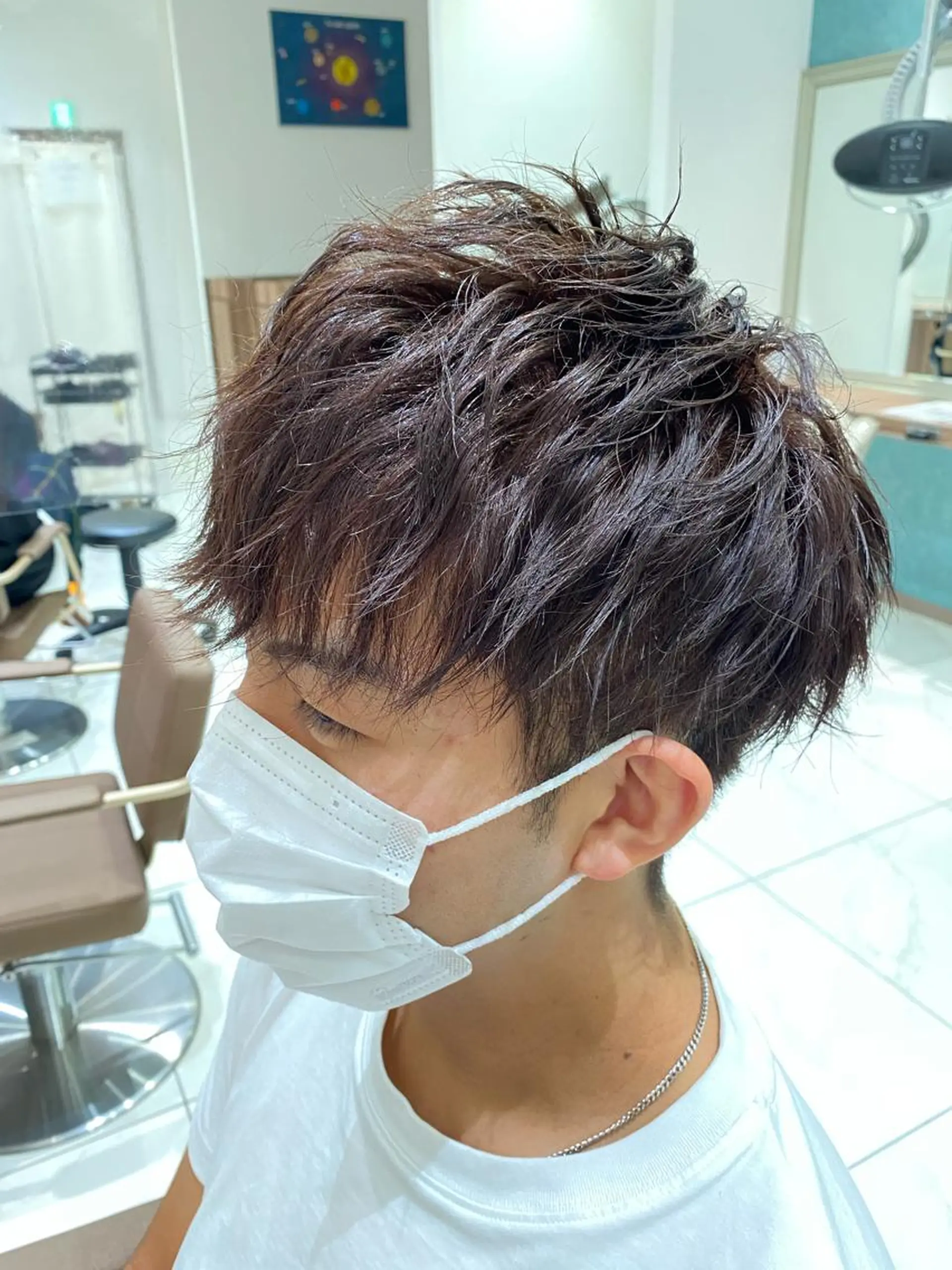 カラー ヘアアレンジ メンズ ヘアカラー メンズカット/進藤 龍之介のヘアスタイル