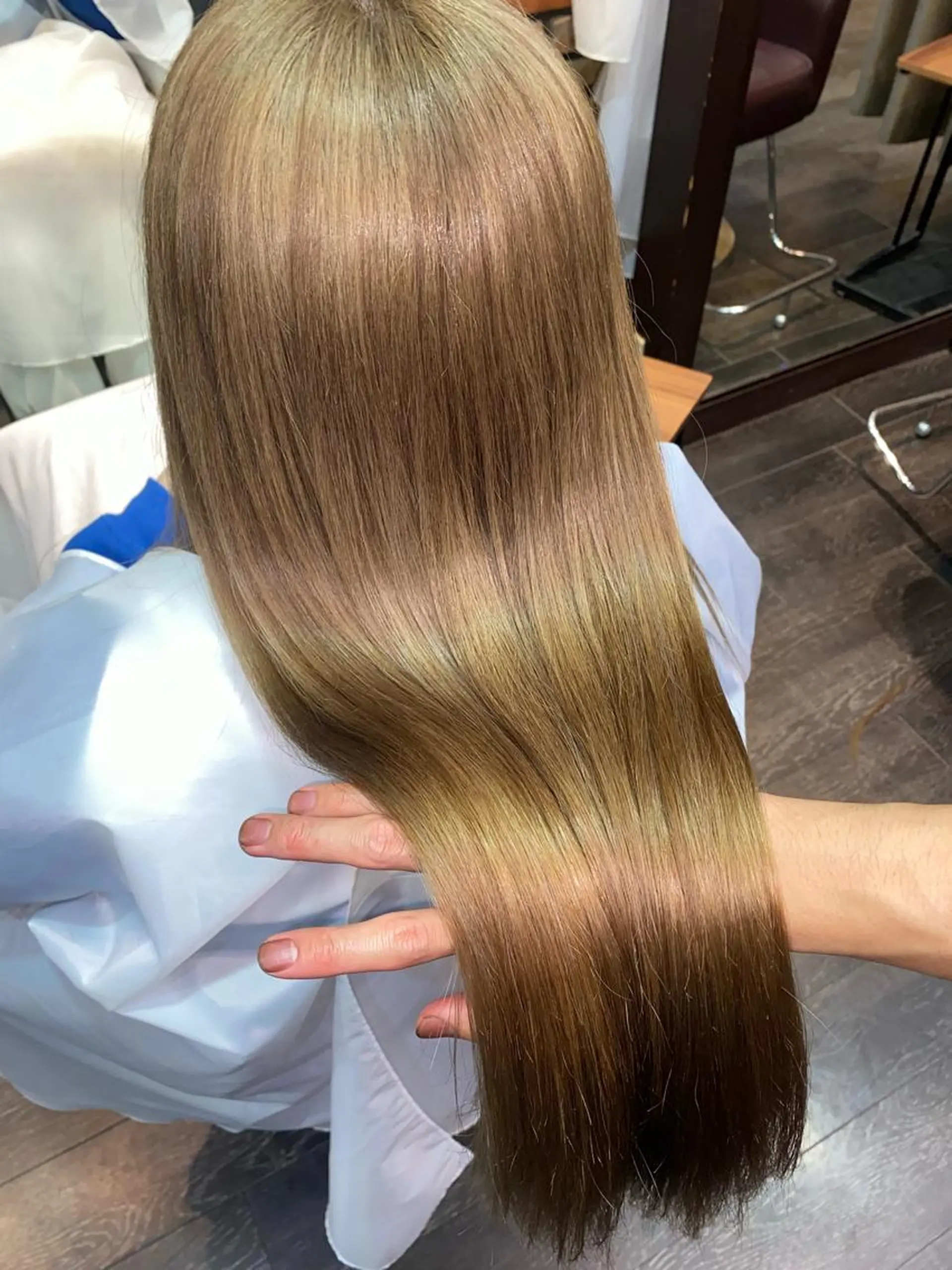 ロング カット ヘアカラー トリートメント トータルビューティーサロン FLEVE所属・西梅田メンズカット＆ 小柴　楽士のヘアスタイル