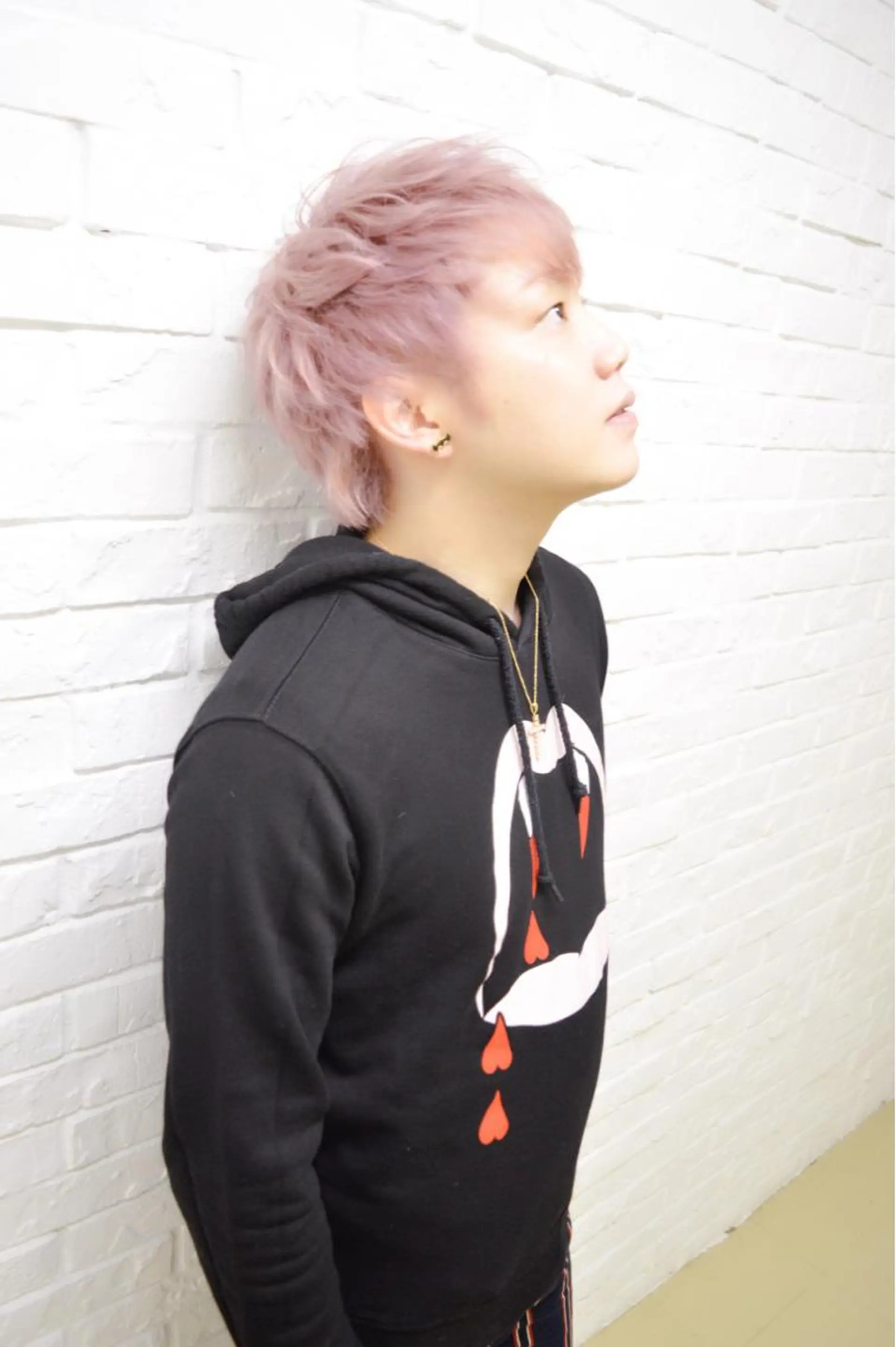 ショート カラー ピンクカラー エクステリピート率 No.1 菊池　悠介のヘアスタイル